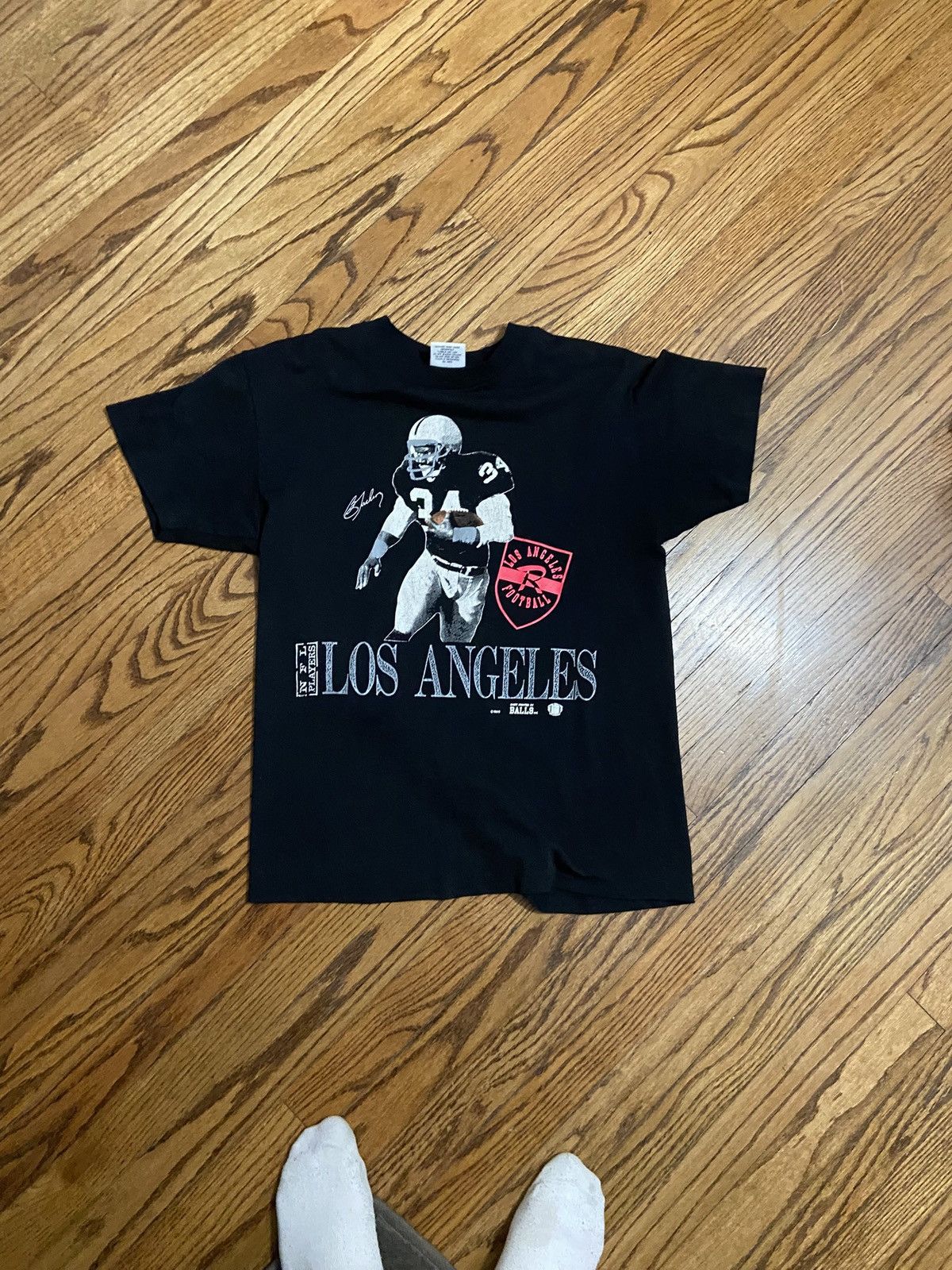 NFL Vintage bo jackson raiders t shirt Size US M / EU 48-50 / 2 - 1 Thumbnail