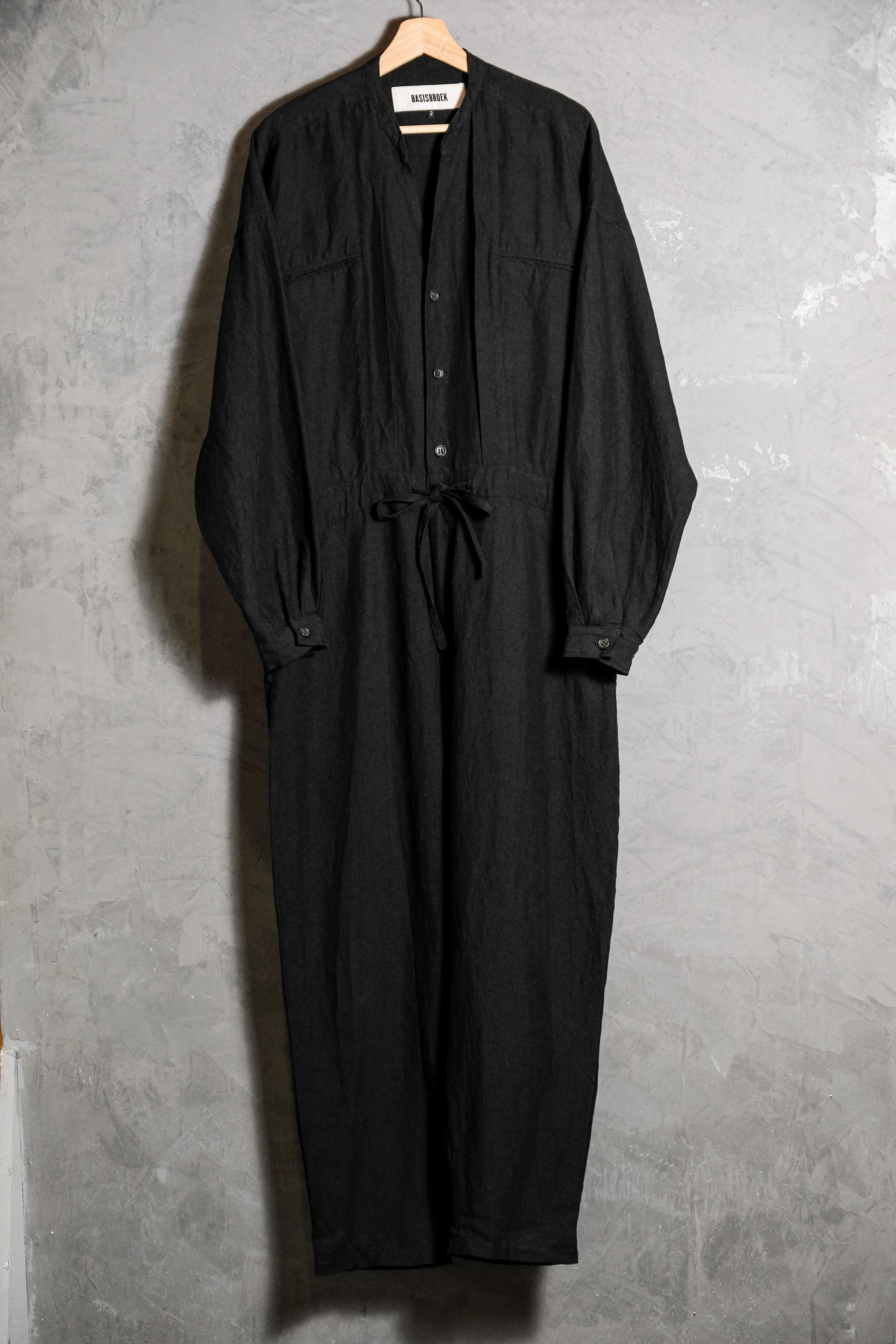 BASISBROEK BASISBROEK 22S/S LEIDEN JUMPSUIT - Black Size US 32 / EU 48 - 2 Thumbnail