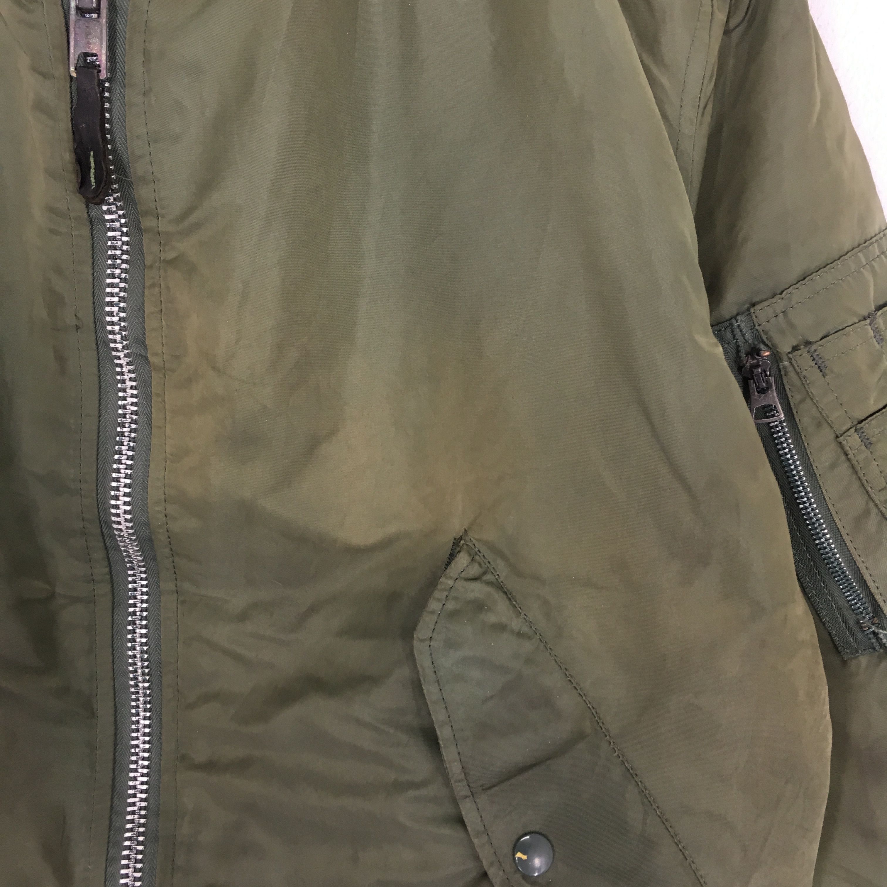 Alpha Industries Vintage 90s Alpha Industries MA -1 Flight - 1847 Size US L / EU 52-54 / 3 - 5 Thumbnail