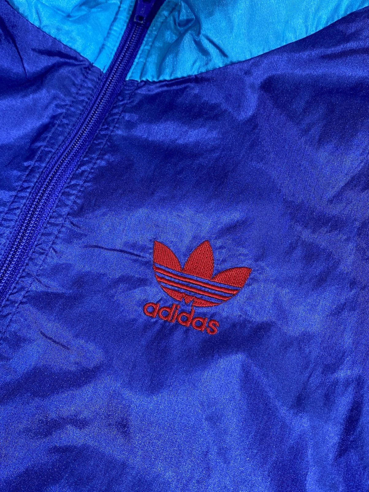 Adidas 🔥 Y2k ADIDAS COLORBLOCK TRACKSUIT RAVE TECHNO FIT PARACHUTE Size US M / EU 48-50 / 2 - 12 Thumbnail