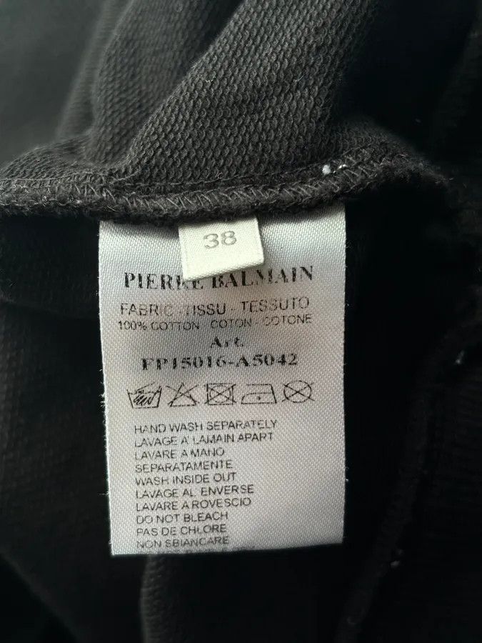 Balmain 2010s Pierre Balmain Officer Cotton Sweater Size S / US 4 / IT 40 - 8 Thumbnail