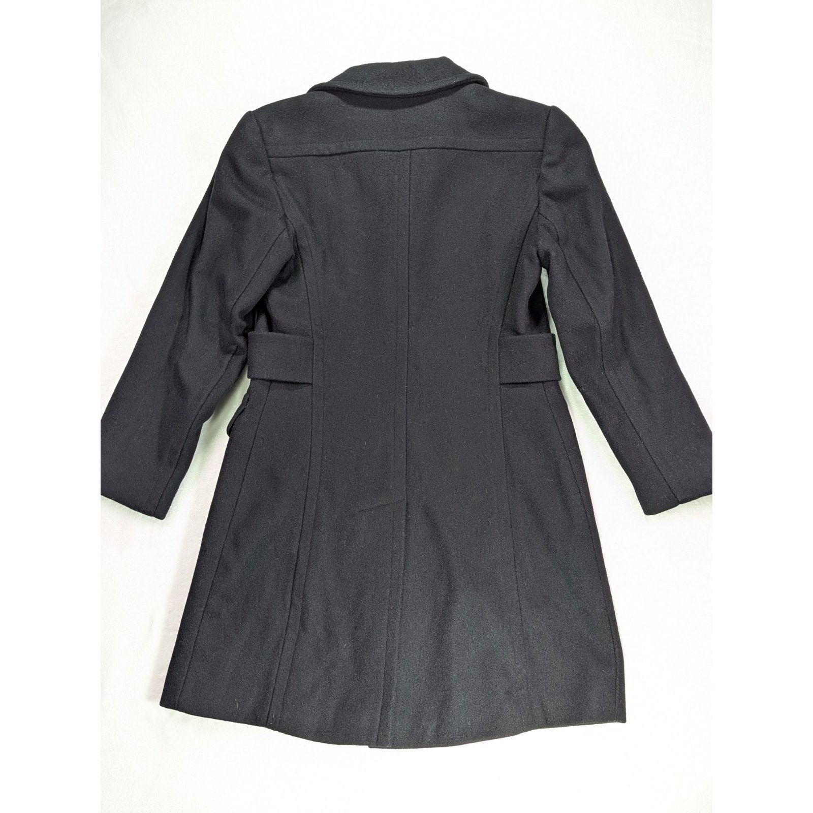 Other × Victoria's Secret VTG 90s Size 4P Black 100% Wool Mid-Length Pea Coat Size S / US 4 / IT 40 - 8 Thumbnail