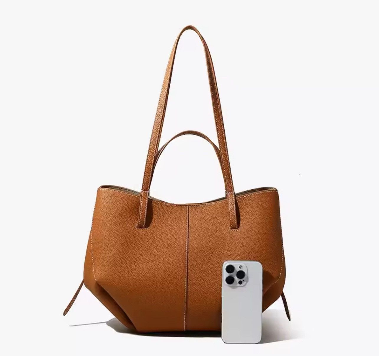Leather The Siena Leather Tote Size ONE SIZE - 3 Thumbnail