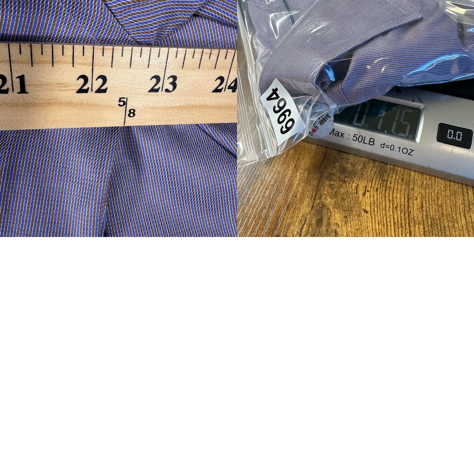 Eton Eton Dress Shirt Mens 16 Purple Blue Brown Micro Stripe 100% Cotton Regular Fit Shirt Size 42R - 8 Thumbnail