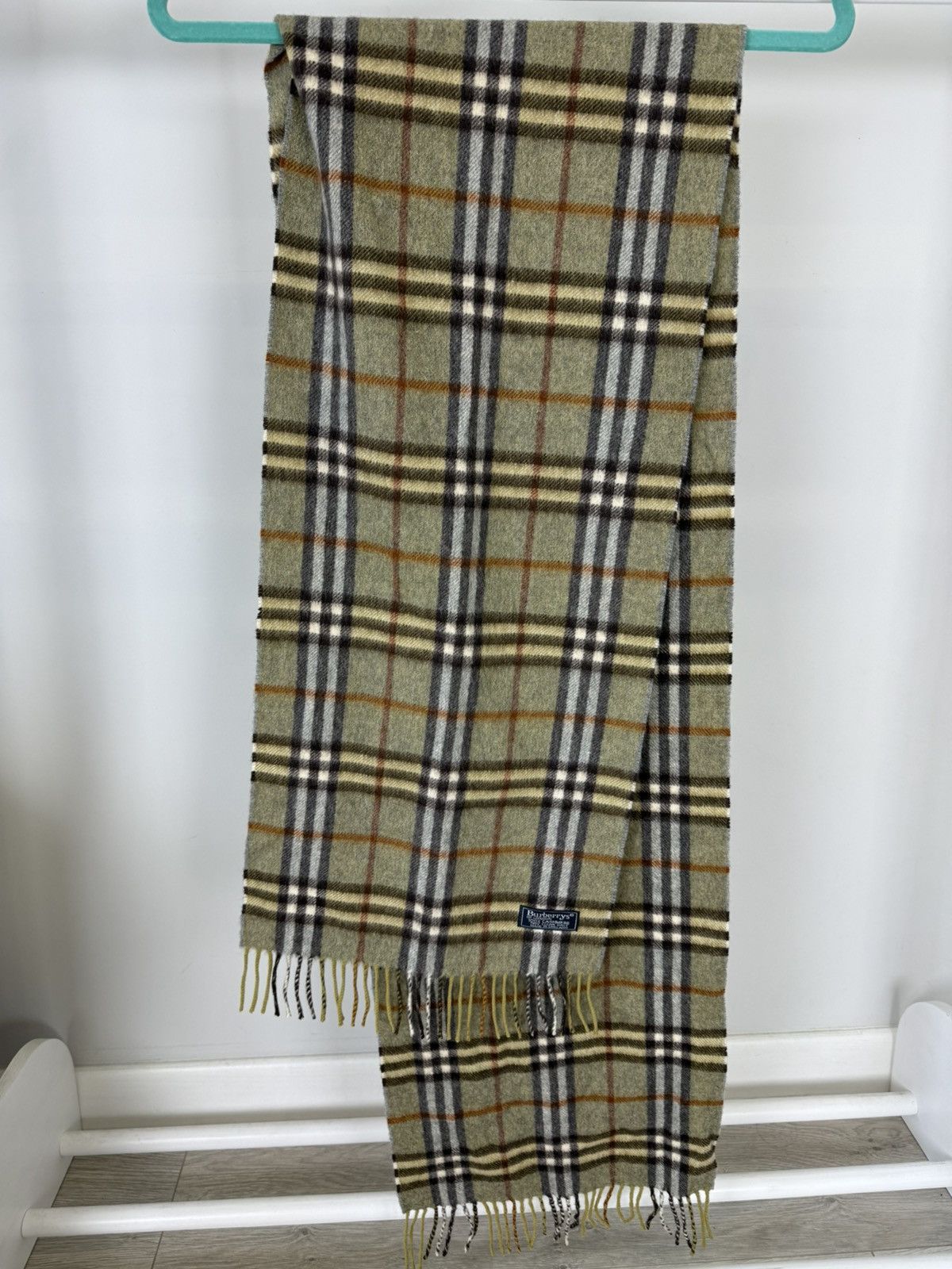 Burberry Burberry Nova Check cashmere Scarf Size ONE SIZE - 4 Thumbnail