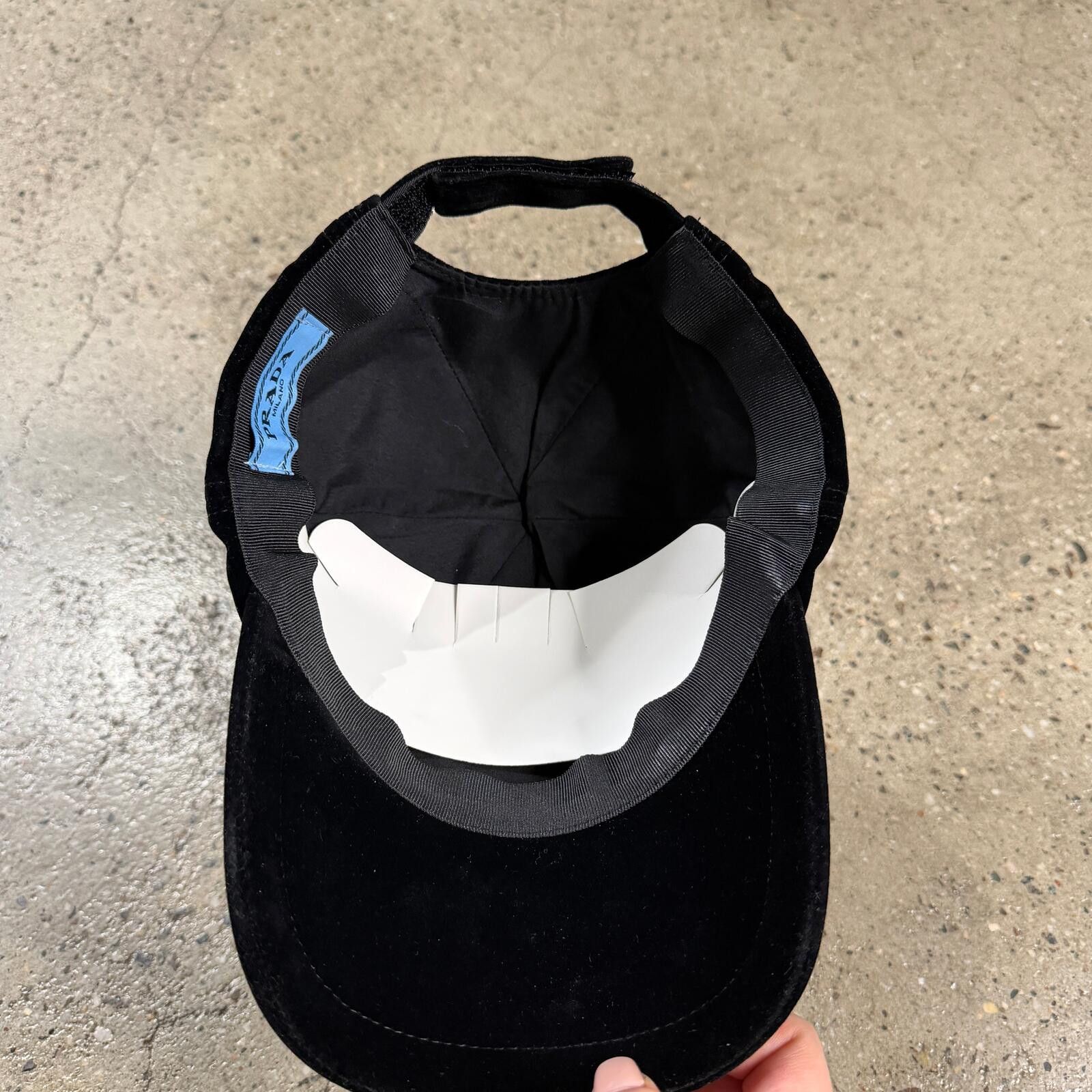 Prada Prada Velvet Baseball Cap Size ONE SIZE - 6 Thumbnail