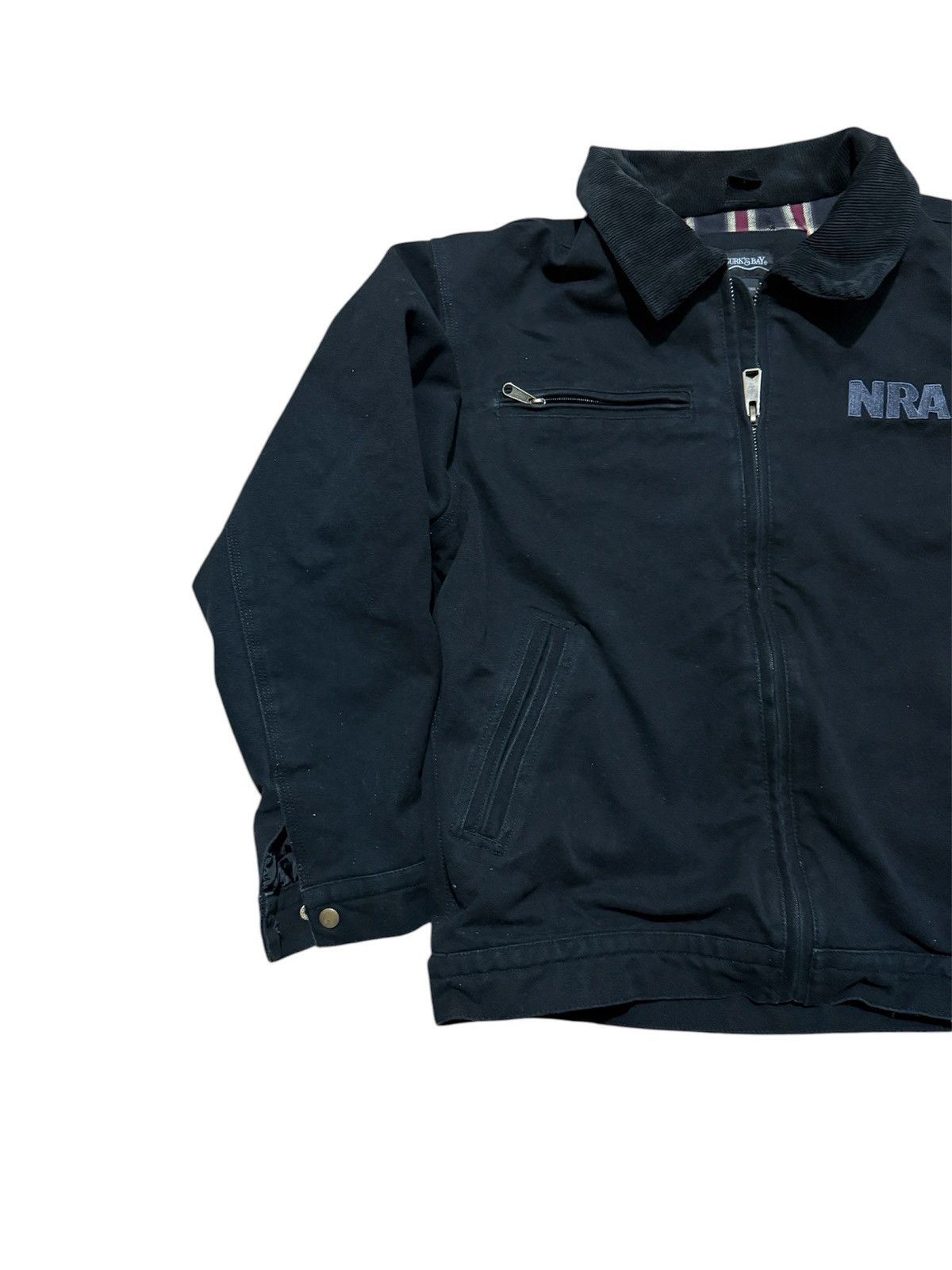 Vintage NRA Vintage Burk’s Bay heavy denim jacket Size US L / EU 52-54 / 3 - 2 Thumbnail