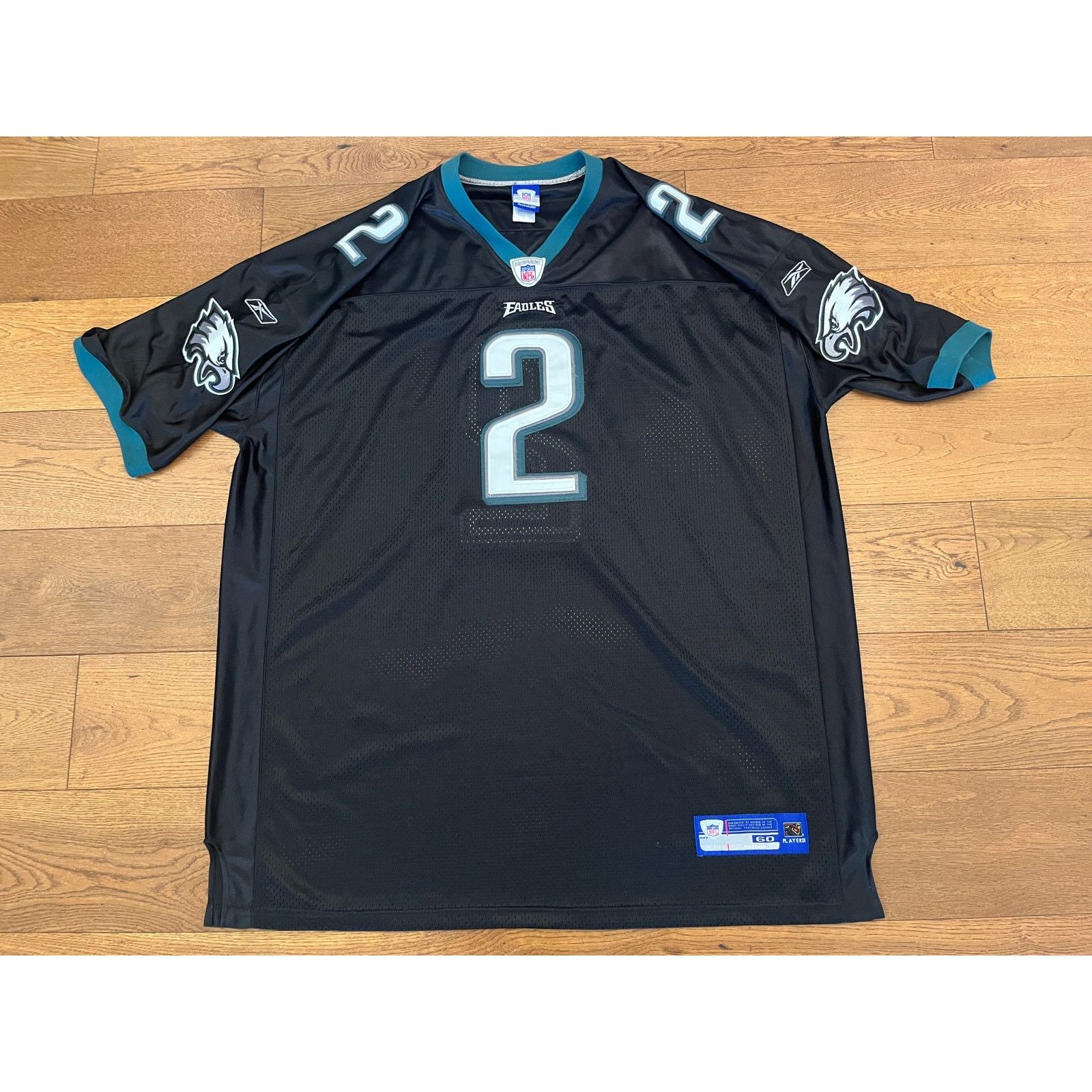 Vintage Vtg Reebok NFL Eagles Authentic Stitched Jersey 4XL #2 Size US XXL / EU 58 / 5 - 1 Thumbnail