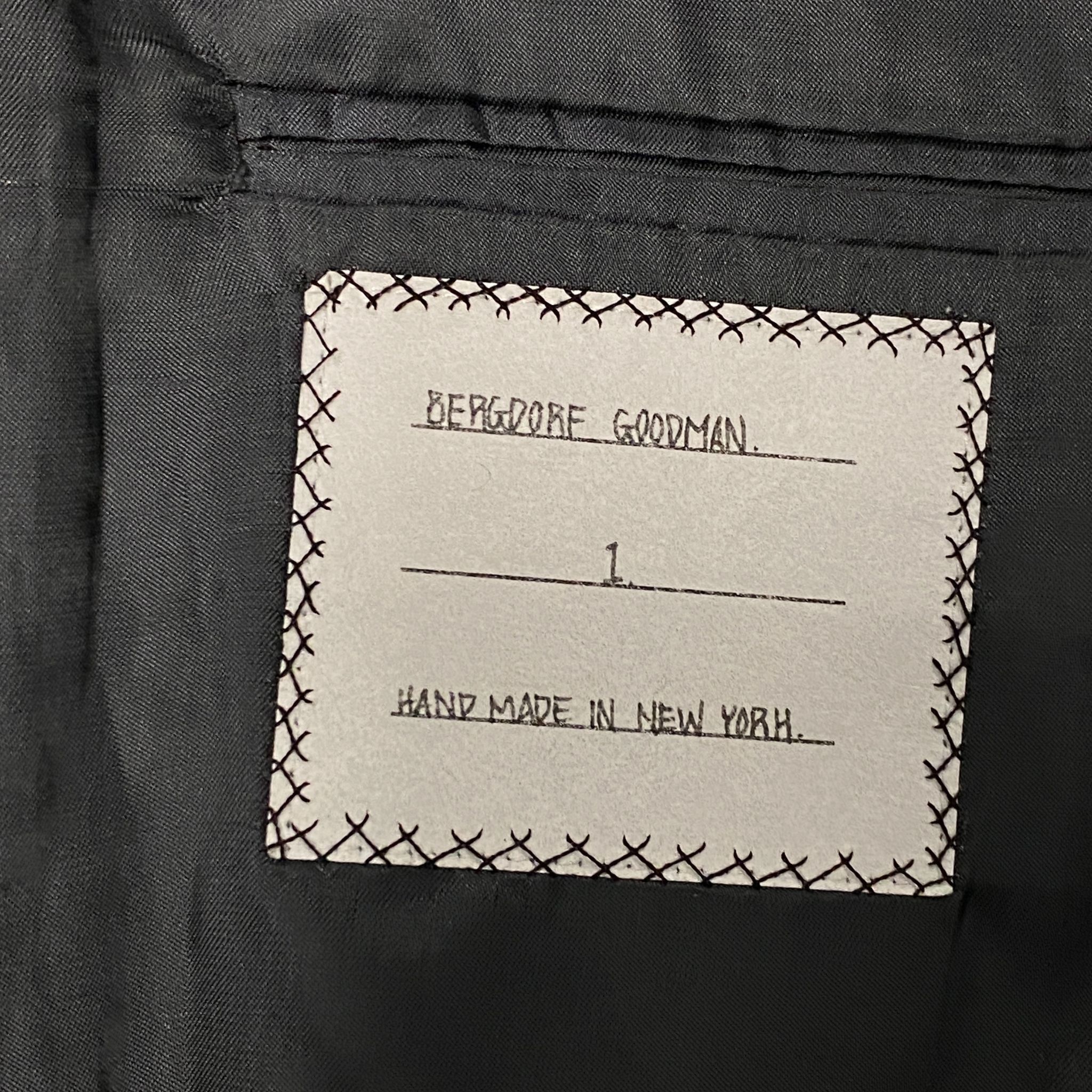 Thom Browne THOM BROWNE Dark Grey 3 Button Wool Blazer Jacket Size 36R - 10 Thumbnail