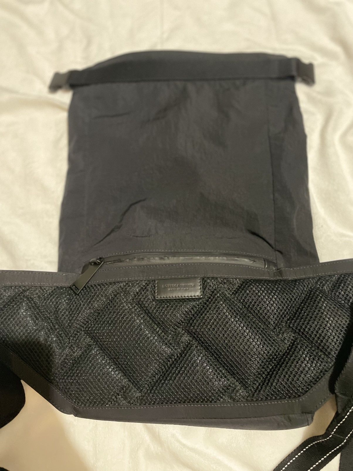Bottega Veneta Bottega Veneta Black/ Blue Nylon Belt Bag Size ONE SIZE - 4 Thumbnail