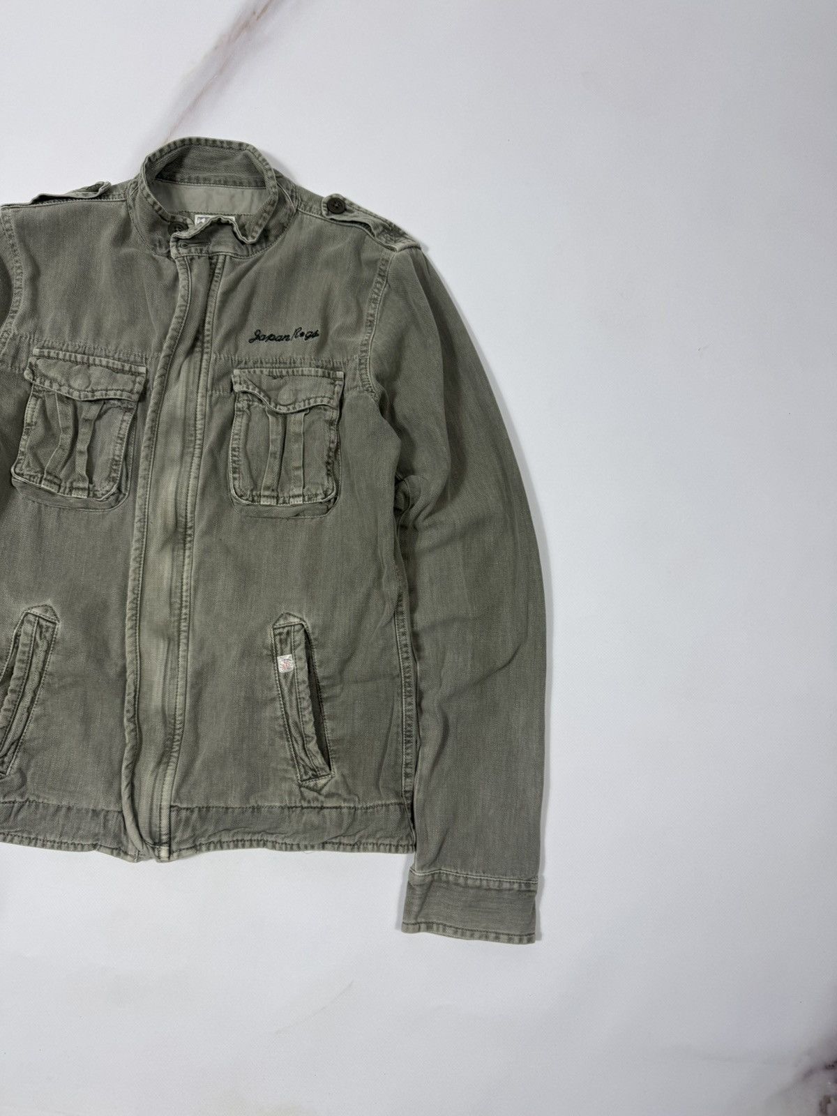 Japanese Brand Vintage Japan Rugs Green Military Jacket Size S / US 4 / IT 40 - 7 Thumbnail