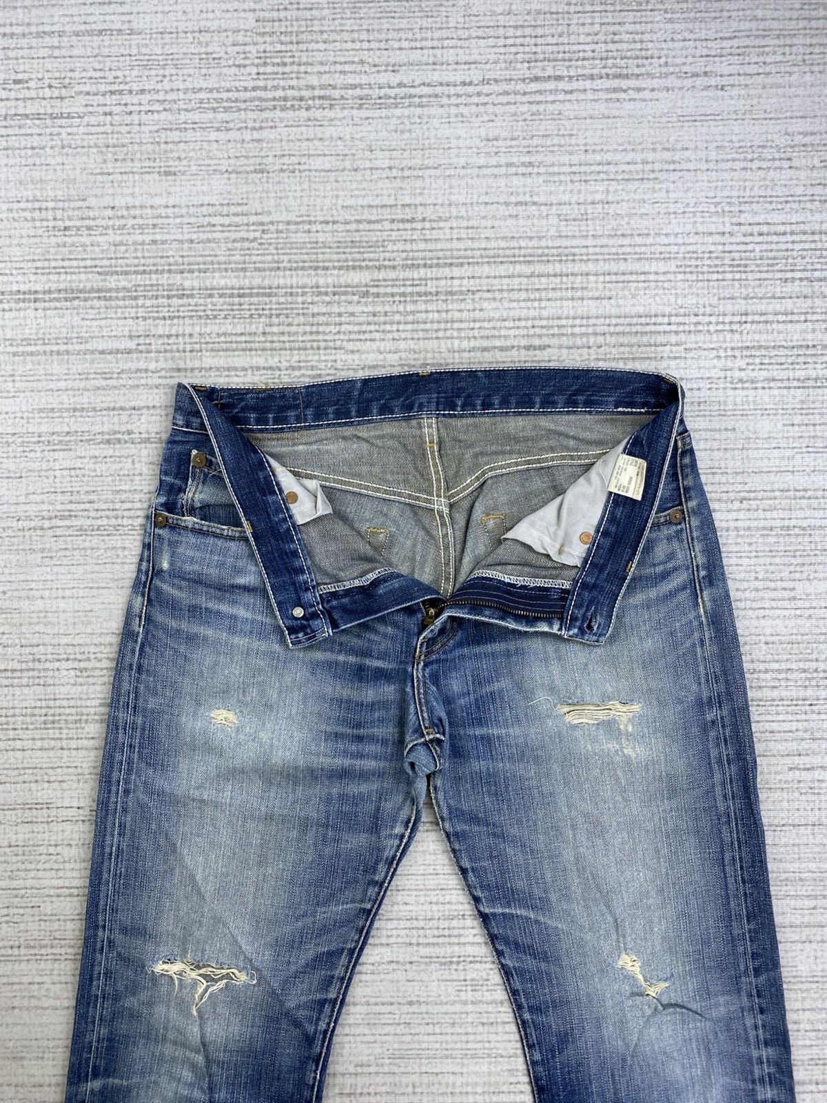Levi's 🔥Vintage Levi’s 505 Distressed Denim Jeans Size US 32 / EU 48 - 5 Thumbnail