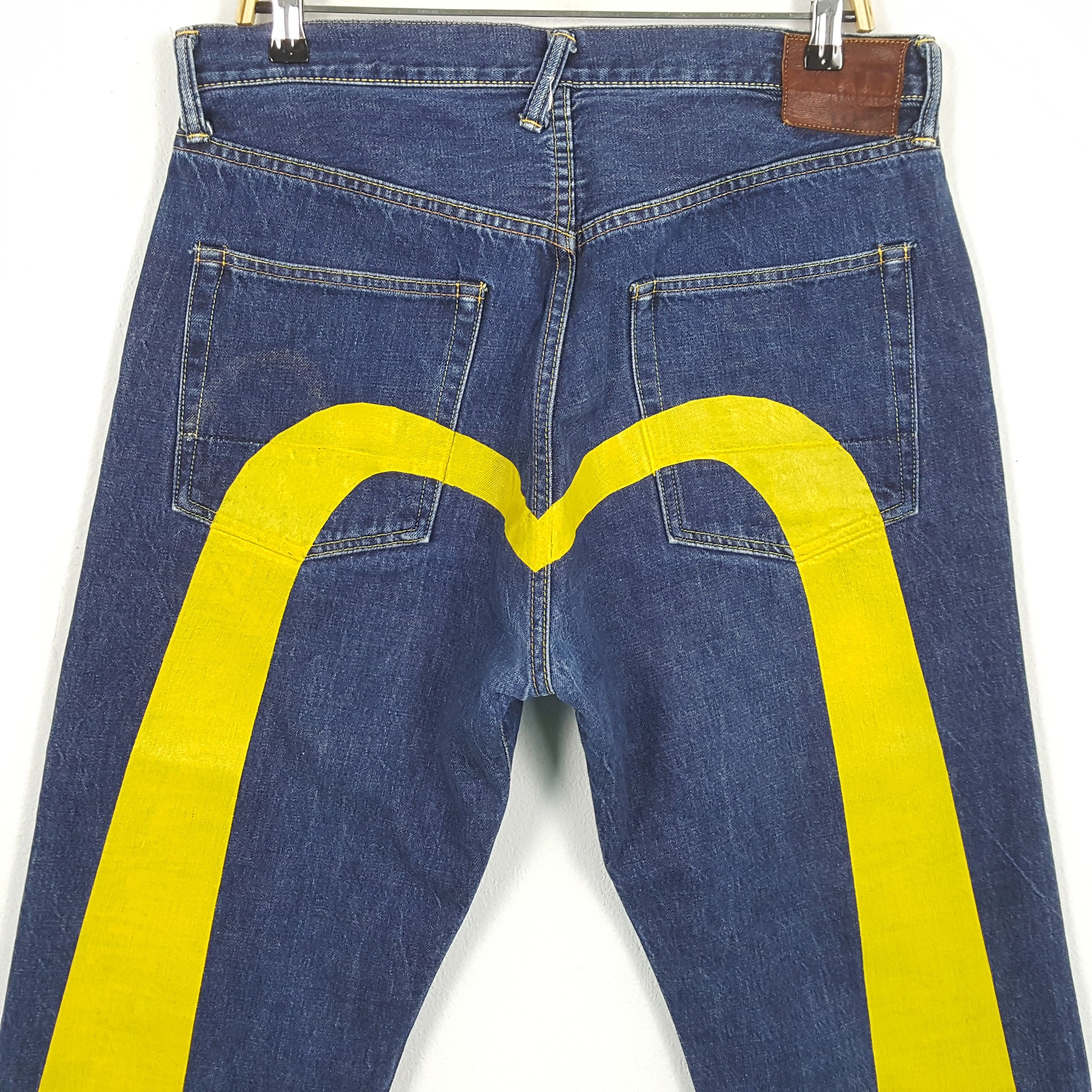 Evisu × Japanese Brand × Vintage Vintage EVISU Japanese Brand Daicock Custom Style Jeans Size US 34 / EU 50 - 2 Thumbnail