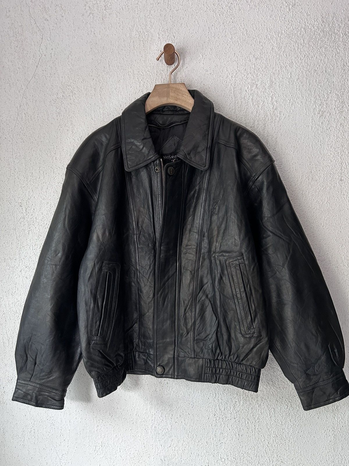 Yves Saint Laurent Vintage Yves Saint Laurent Leather Jacket YSL