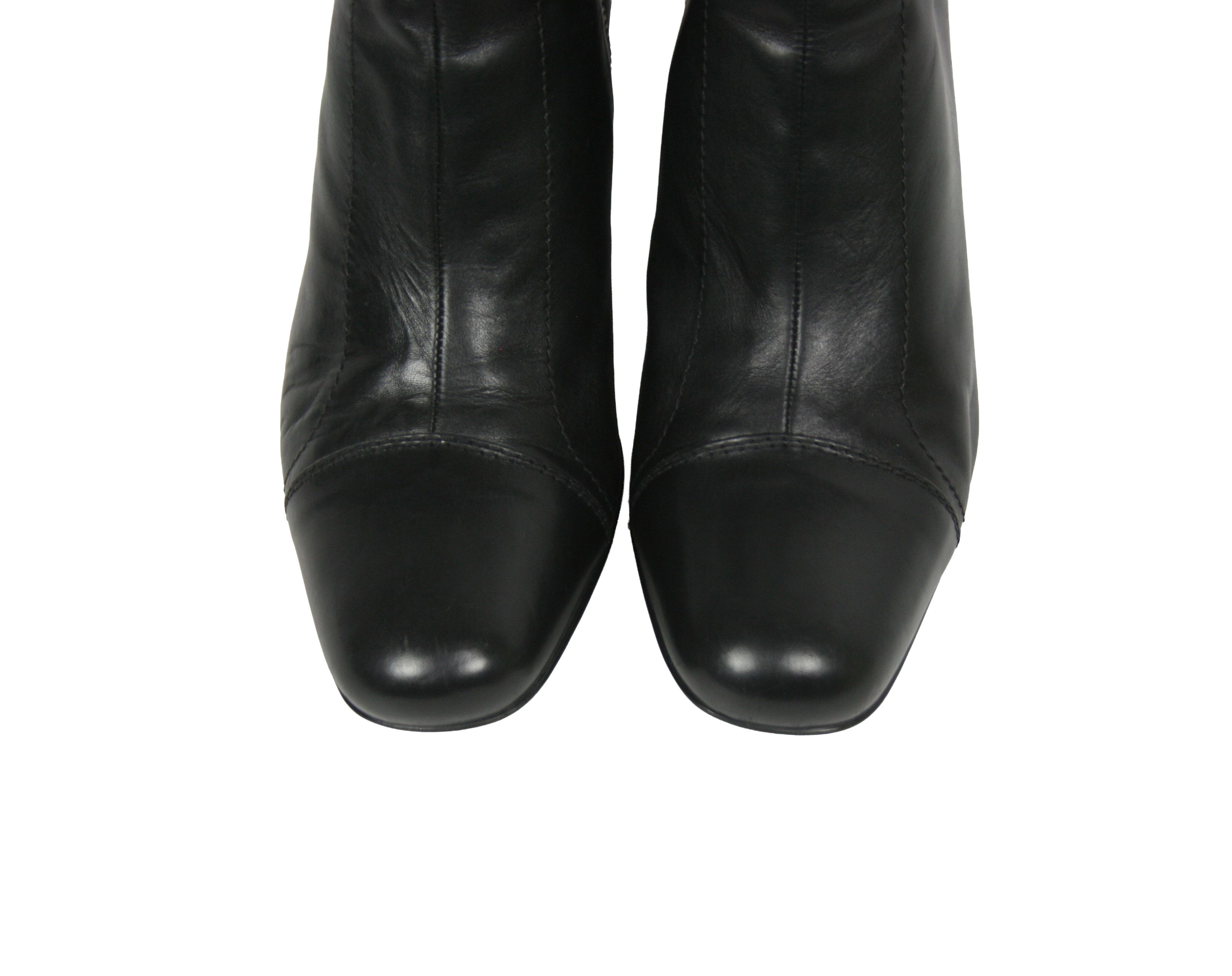 Car Shoe By Prada Heeled Ankle Boots Size US 9 / IT 39 - 5 Thumbnail