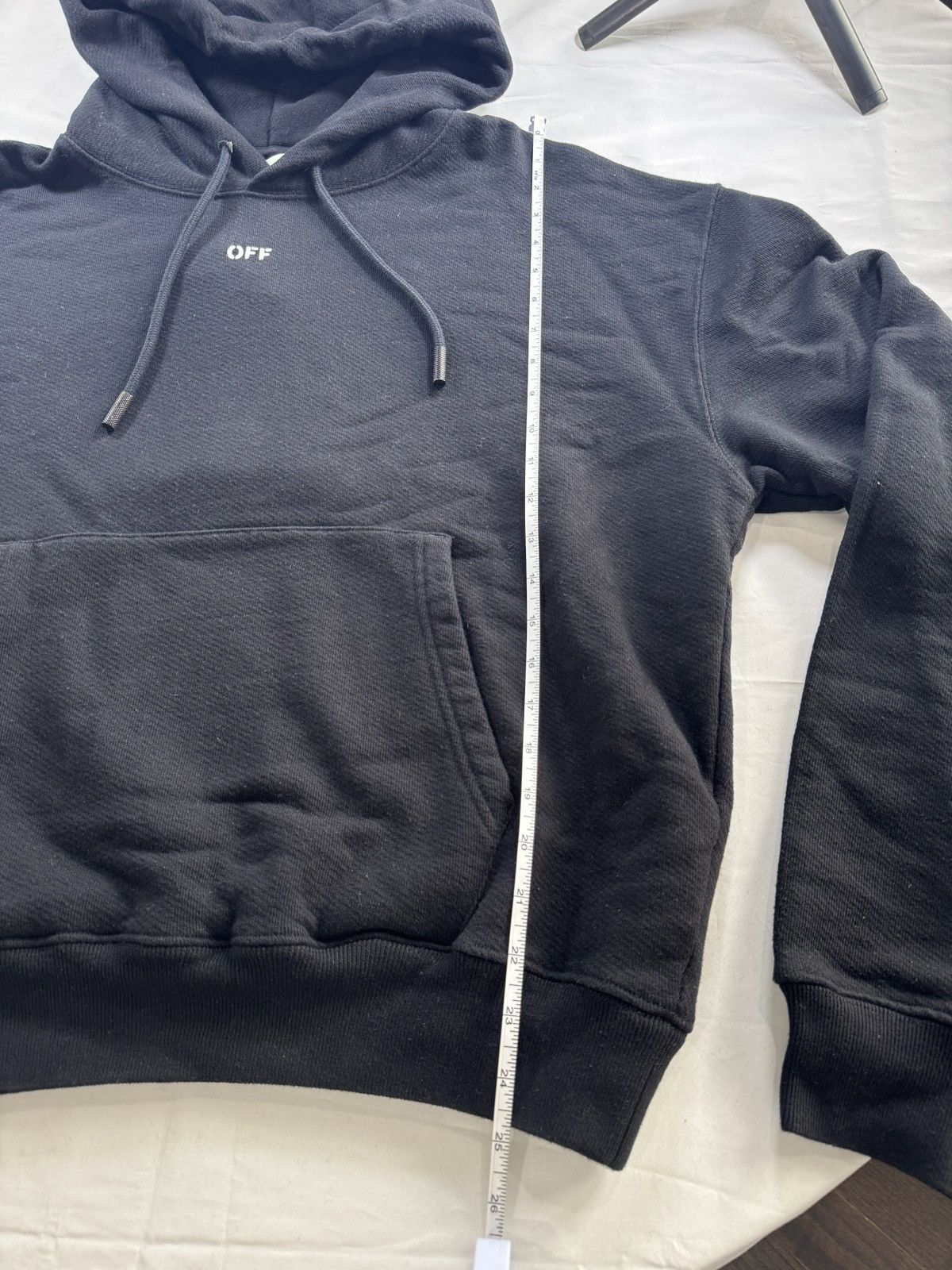 Off-White Off-White Black Oversized Diagonal Skulls Hoodie Size Medium Size US M / EU 48-50 / 2 - 12 Thumbnail
