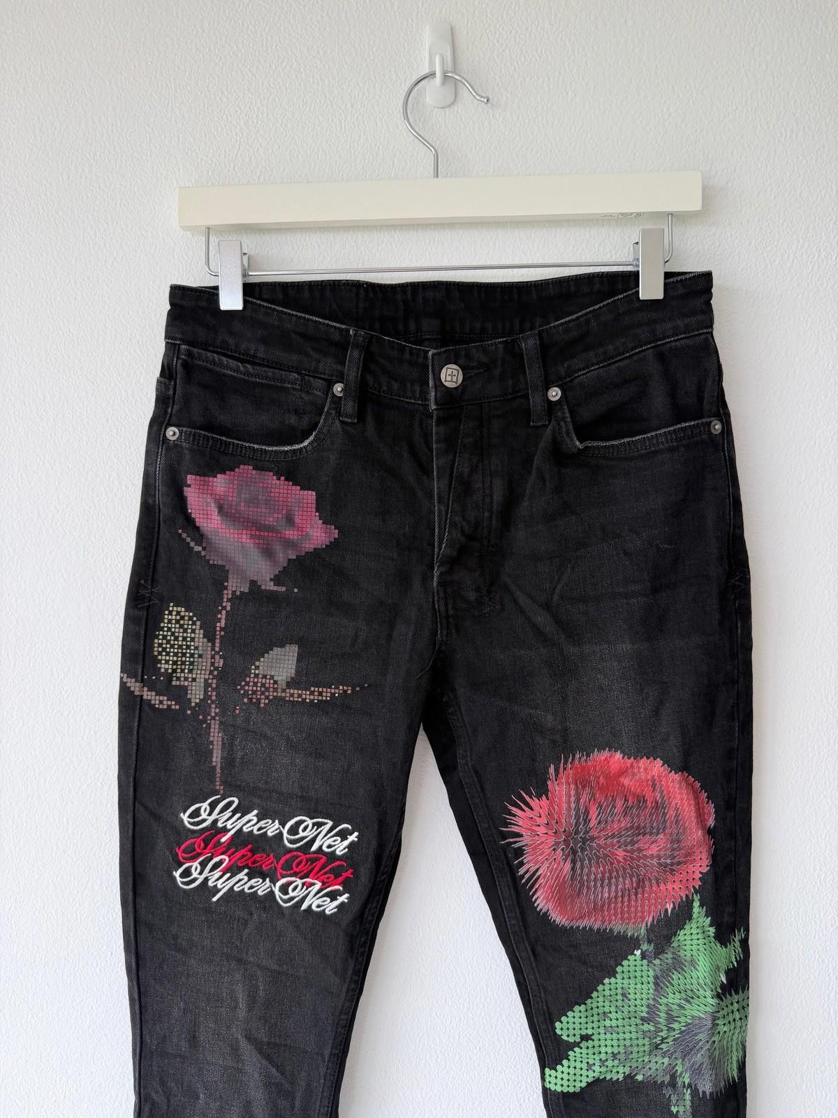 Ksubi new Ksubi mens jeans van winkle pixel black supernet rose 32 Size US 32 / EU 48 - 2 Thumbnail