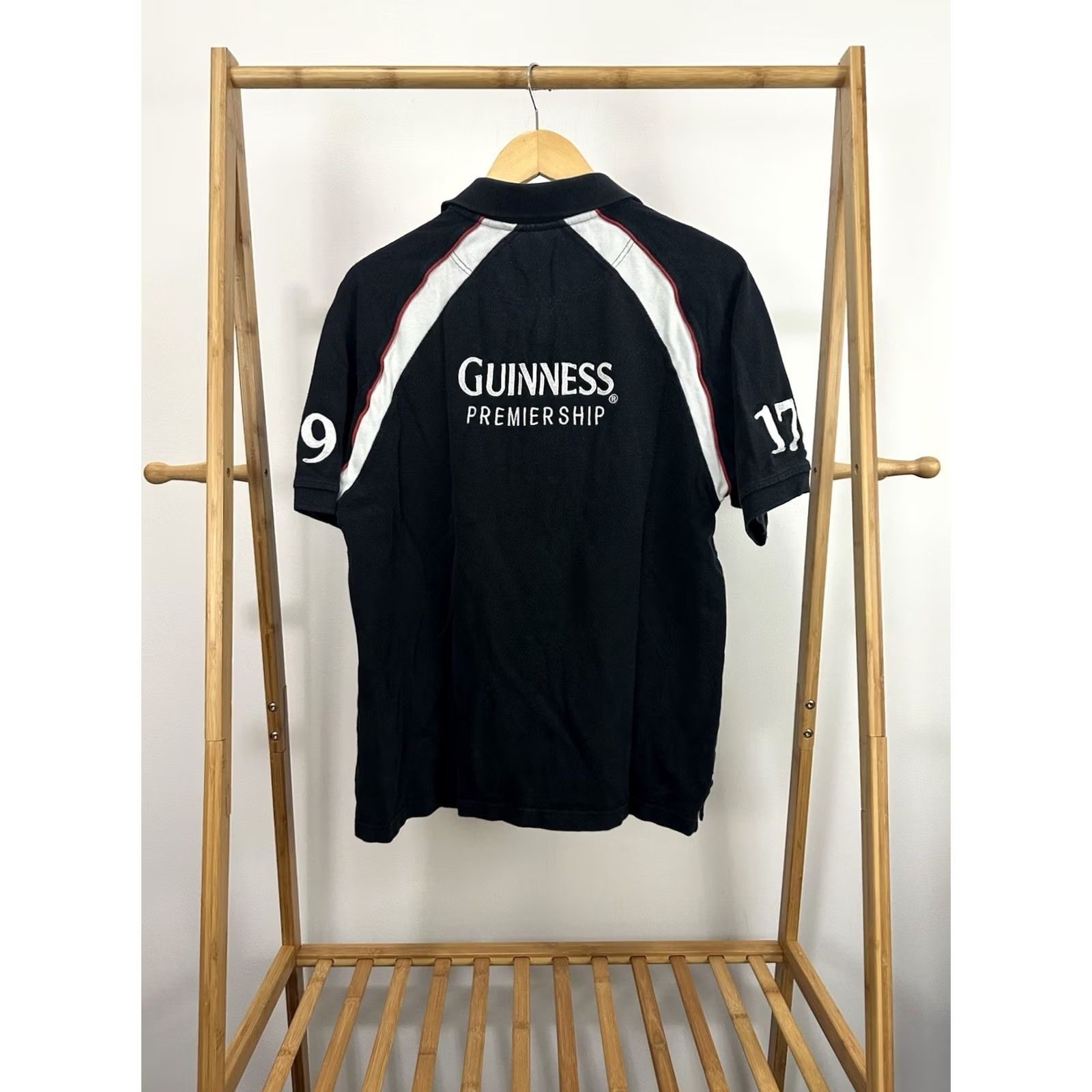 Vintage Guinness Polo Shirt Rugby Black M Mens Polo Shirt Guinness Premier Faded Black Size M Size US M / EU 48-50 / 2 - 2 Thumbnail