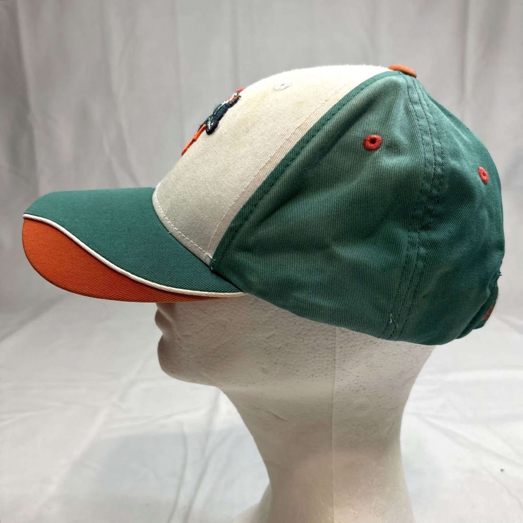NFL VINTAGE Miami Dolphins Hat Cap Strapback Teal Green White Team NFL Football Mens Midsize Strapback Size ONE SIZE - 6 Thumbnail