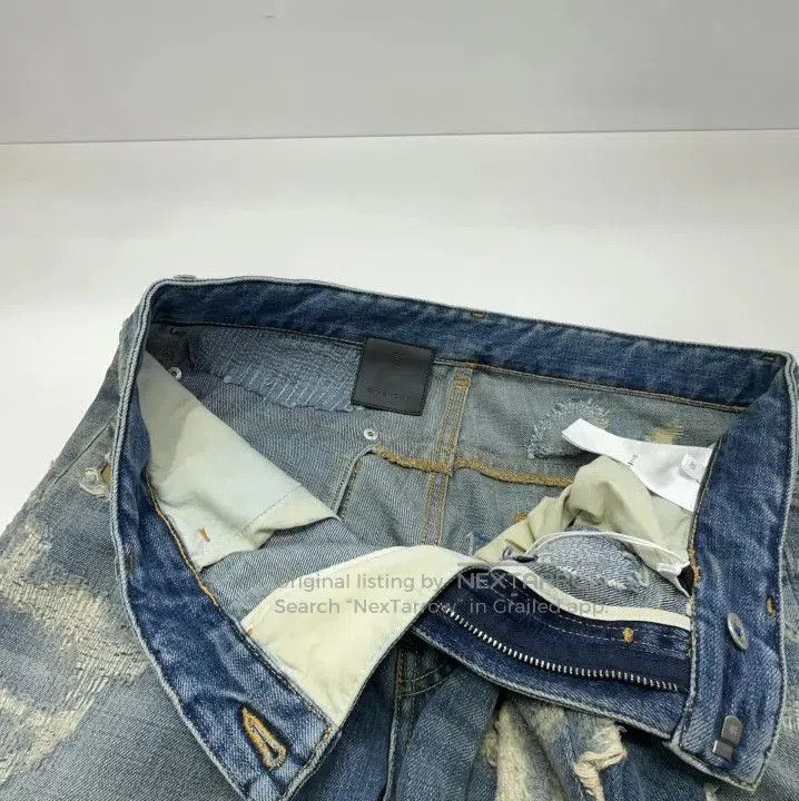 Givenchy Givenchy FW21 Distressed Zip Casual Jeans. Size US 32 / EU 48 - 3 Thumbnail