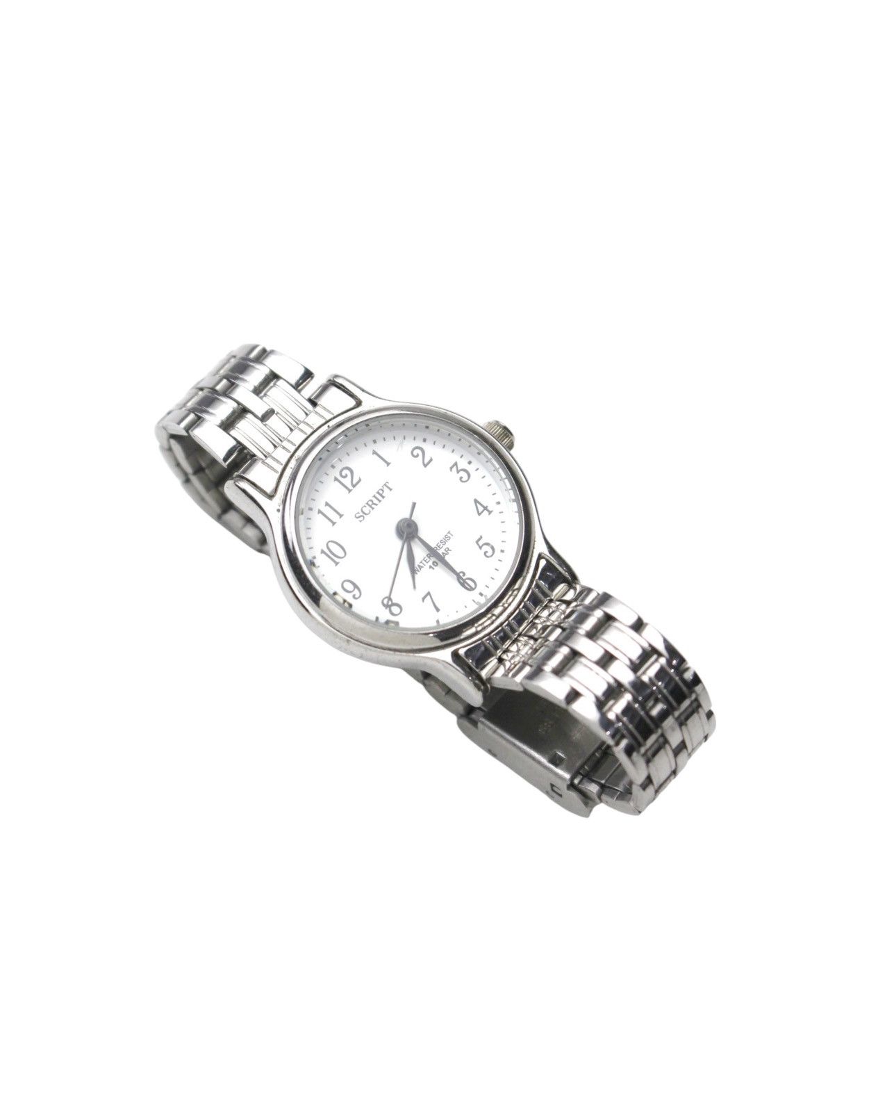 Seiko 2000S SEIKO SCRIPT SILVER WATCH – ARABIC DIAL & METAL BAND Size ONE SIZE - 4 Thumbnail