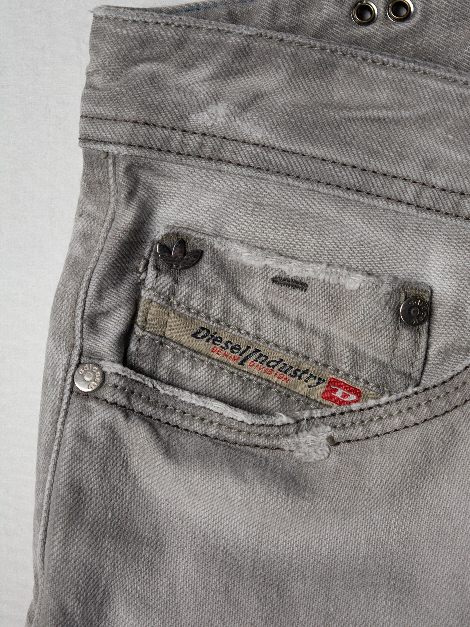 Adidas × Diesel Adidas X Diesel - 2008 - Adi-Thanaz low waist slim fit jeans Size US 30 / EU 46 - 6 Thumbnail