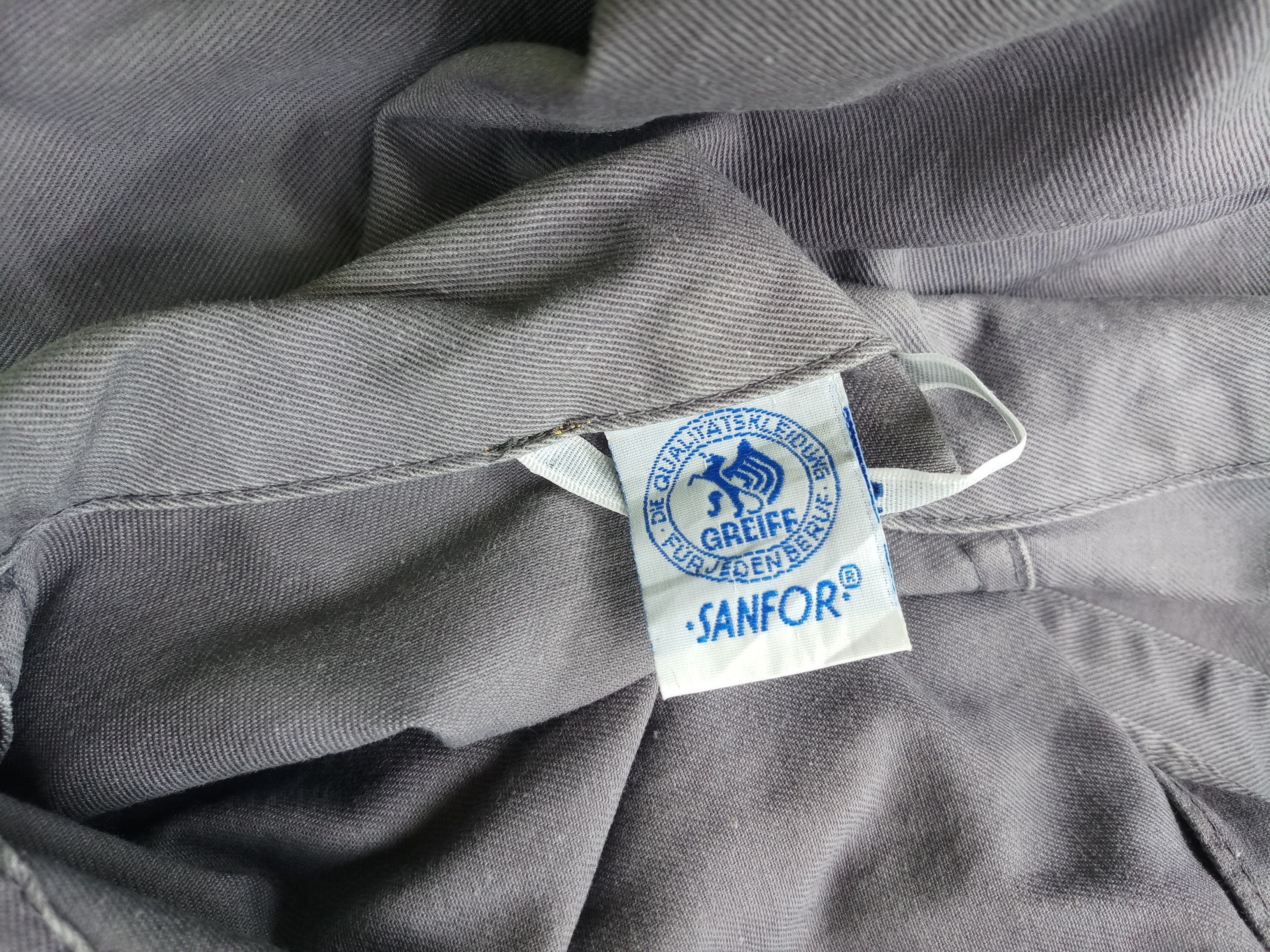 Other VTG 70s Germany Greiff Sanfor Chore Jacket gray size 52 ,L Size US L / EU 52-54 / 3 - 8 Thumbnail