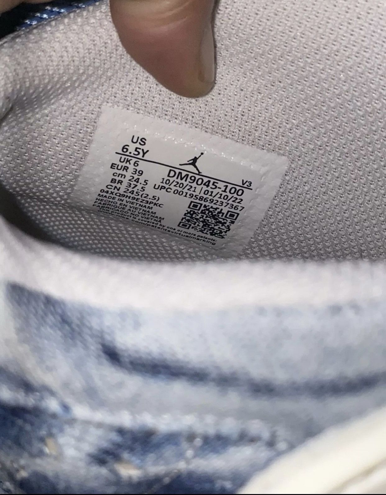 Jordan Brand Jordan 6 Denim Size US 6.5 / EU 39-40 - 5 Thumbnail