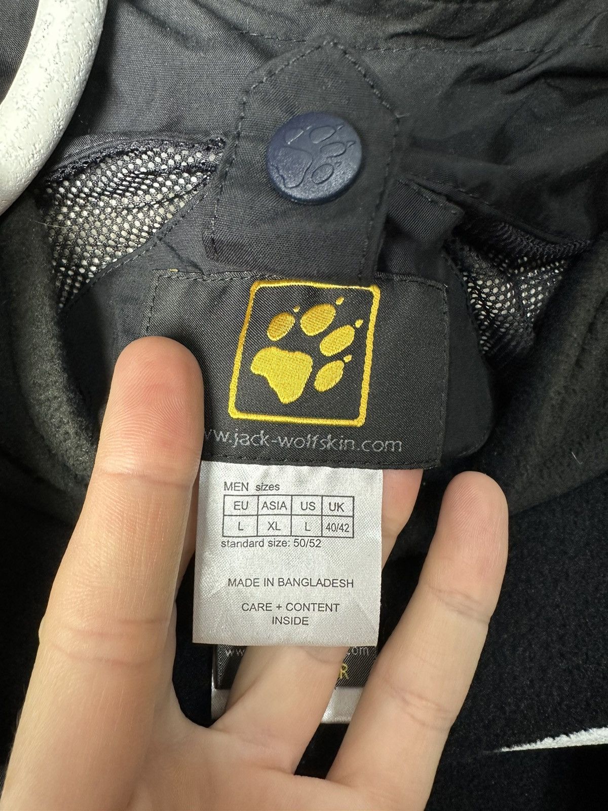 Jack Wolfskin Jack Wolfskin Outdoor Fleece Lined Light Jacket Size L Size US L / EU 52-54 / 3 - 12 Thumbnail