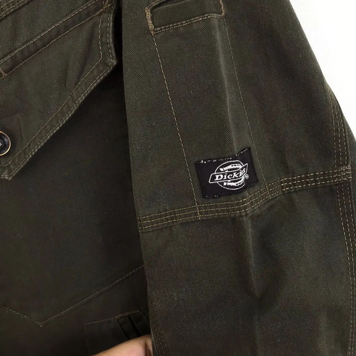 Dickies Vtg DICKIES USA Technical Chore Workwear Denim Jacket Jeans Size US L / EU 52-54 / 3 - 6 Thumbnail