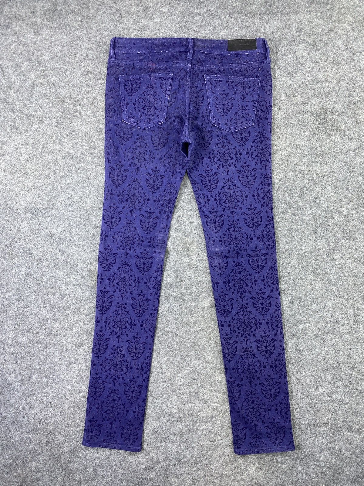 Jean Vintage Back Number Paisley Jeans - J1039 Size US 31 - 4 Thumbnail