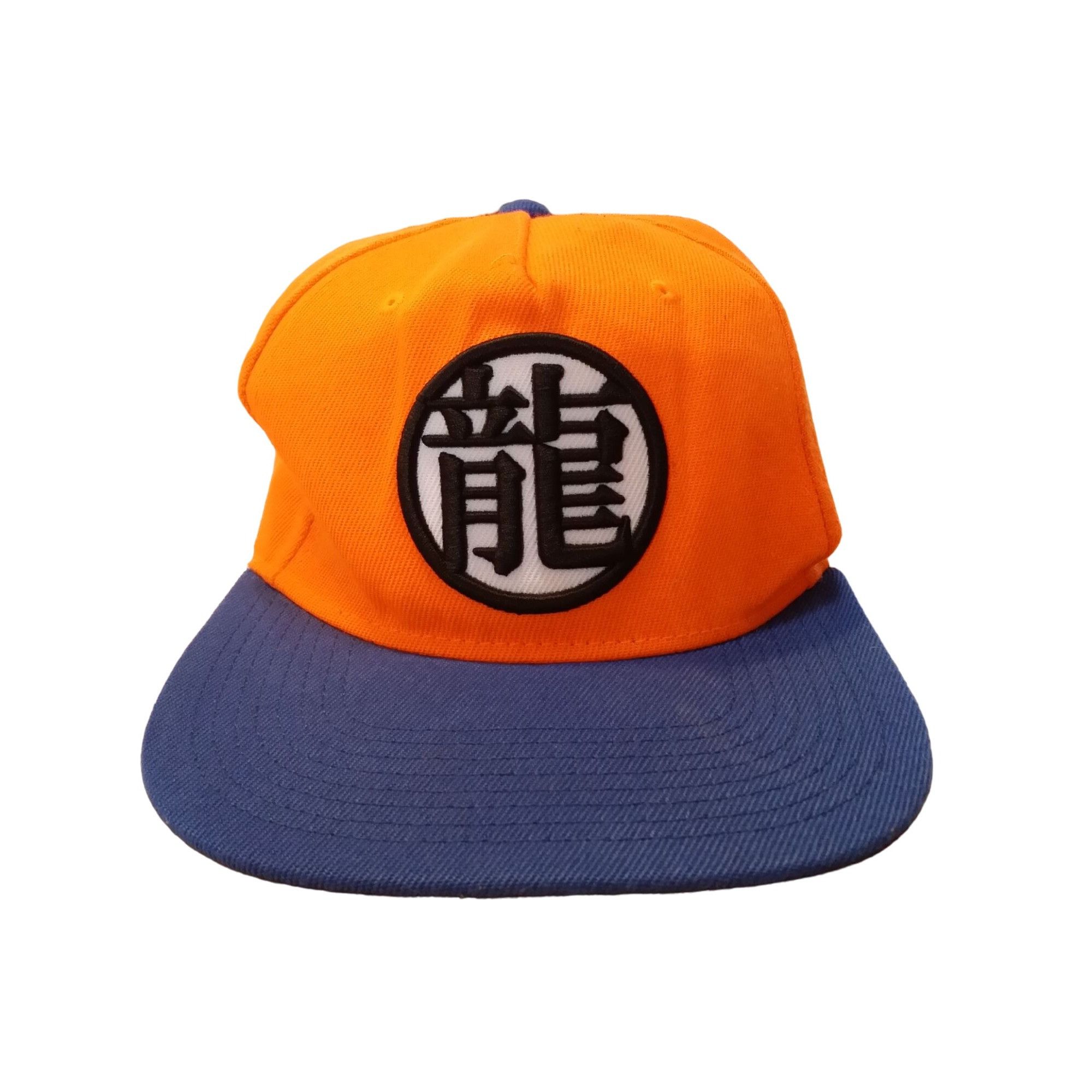 Cartoon Network Dragon Ball Z Snapback Hat Kanji Orange Blue Japanese Oolong Size ONE SIZE - 1 Thumbnail