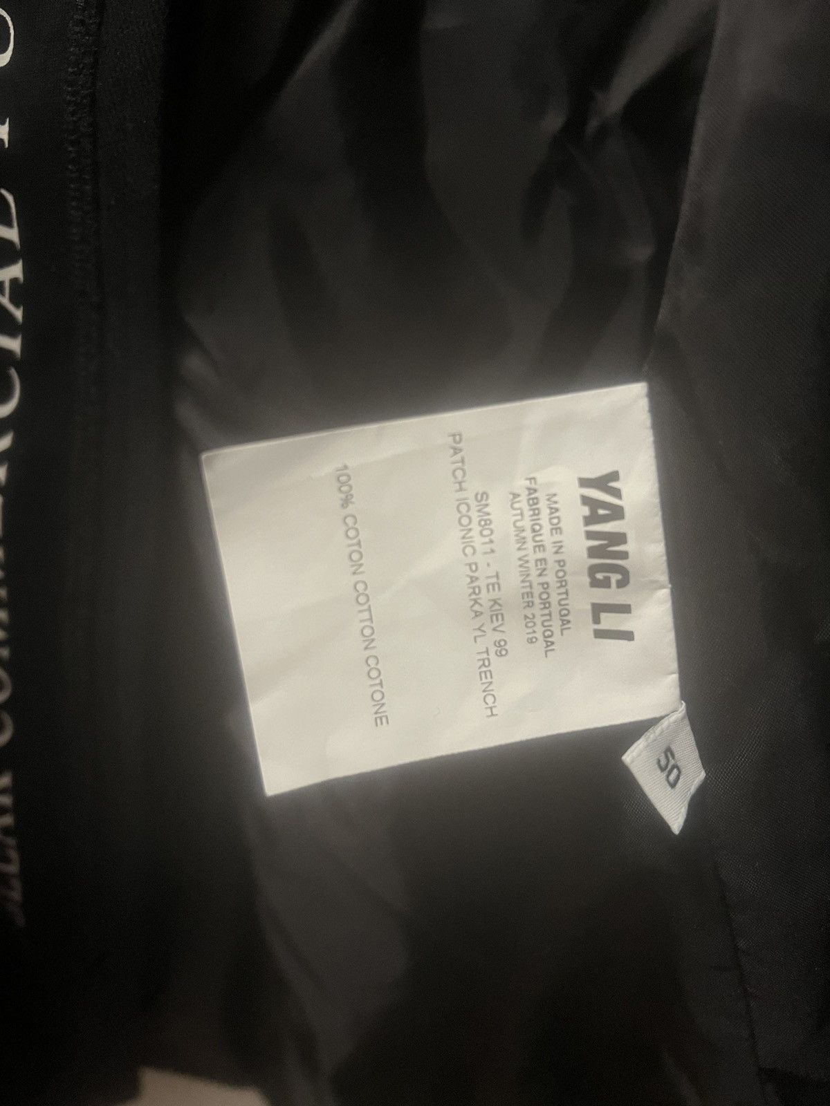 Yang Li Yang Li AW19 Samizdat ‘Cosmic Terror’ Trench / Parka Size US XL / EU 56 / 4 - 7 Thumbnail