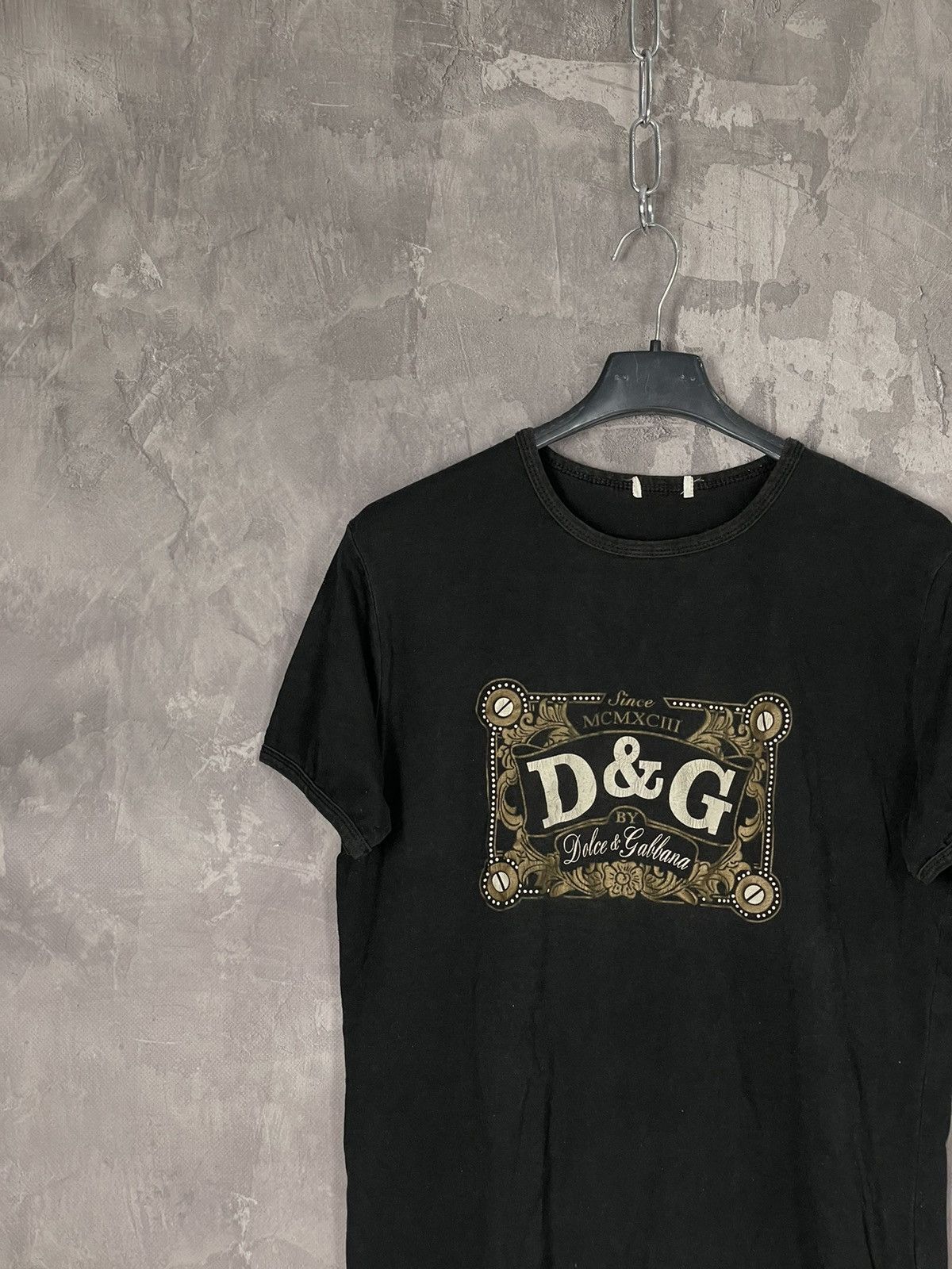 Dolce & Gabbana × Japanese Brand Vintage 90s Dolce Gabbana Big Logo Luxury Retro T-shirt Y2K Size M / US 6-8 / IT 42-44 - 3 Thumbnail
