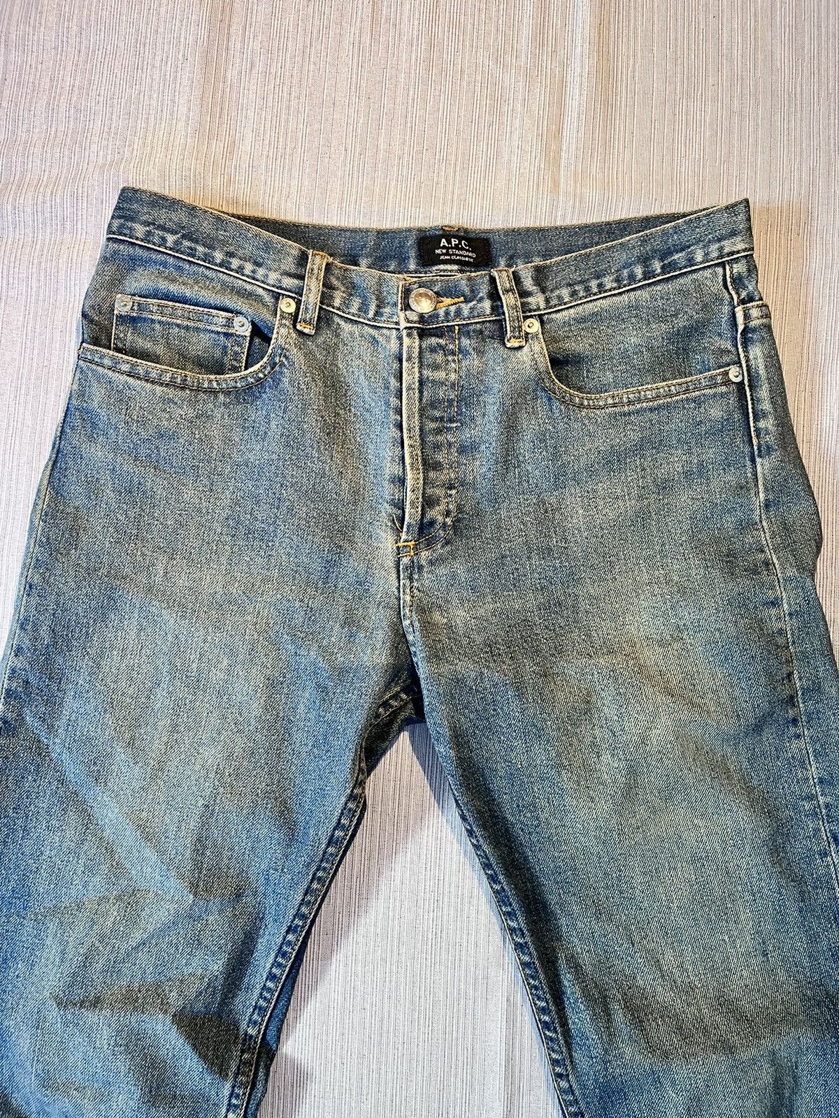 A.P.C. apc faded denim mudwash Size US 29 - 3 Thumbnail