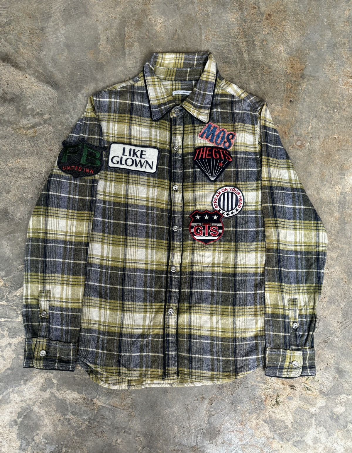 Hysteric Glamour Y2k Kriff Mayer Patchworck Shirt Size US M / EU 48-50 / 2 - 1 Thumbnail