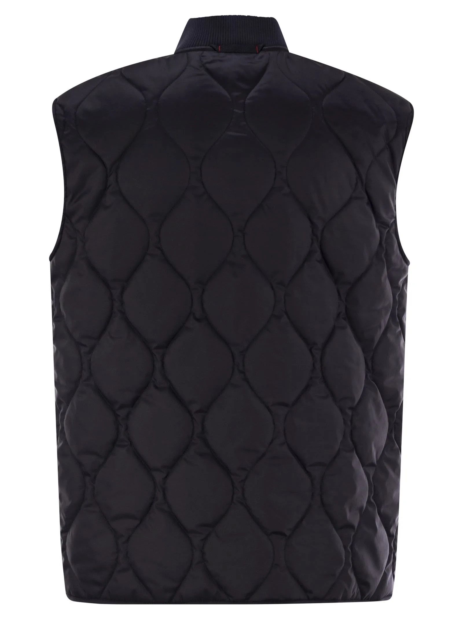Fay o1s22i1n1124 Quilted Nylon Vest in Blue Size US M / EU 48-50 / 2 - 2 Thumbnail