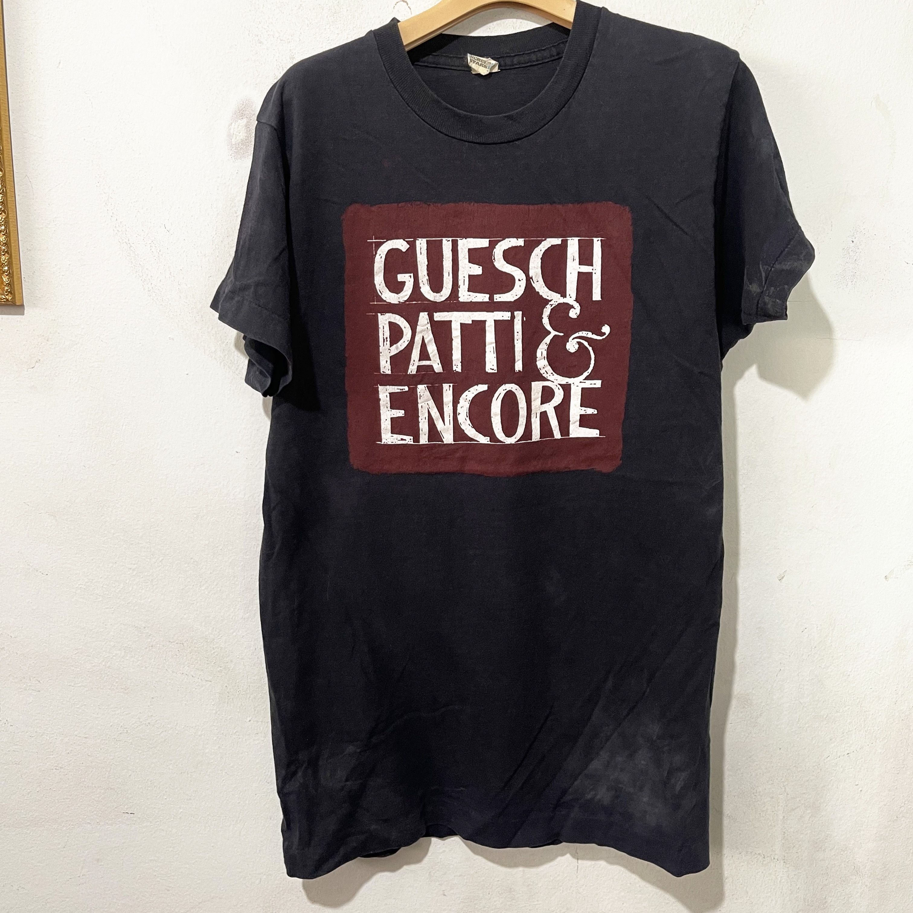 Vintage Vintage 1990 Guesch Patti “Encore” T-Shirt Size US M / EU 48-50 / 2 - 1 Thumbnail