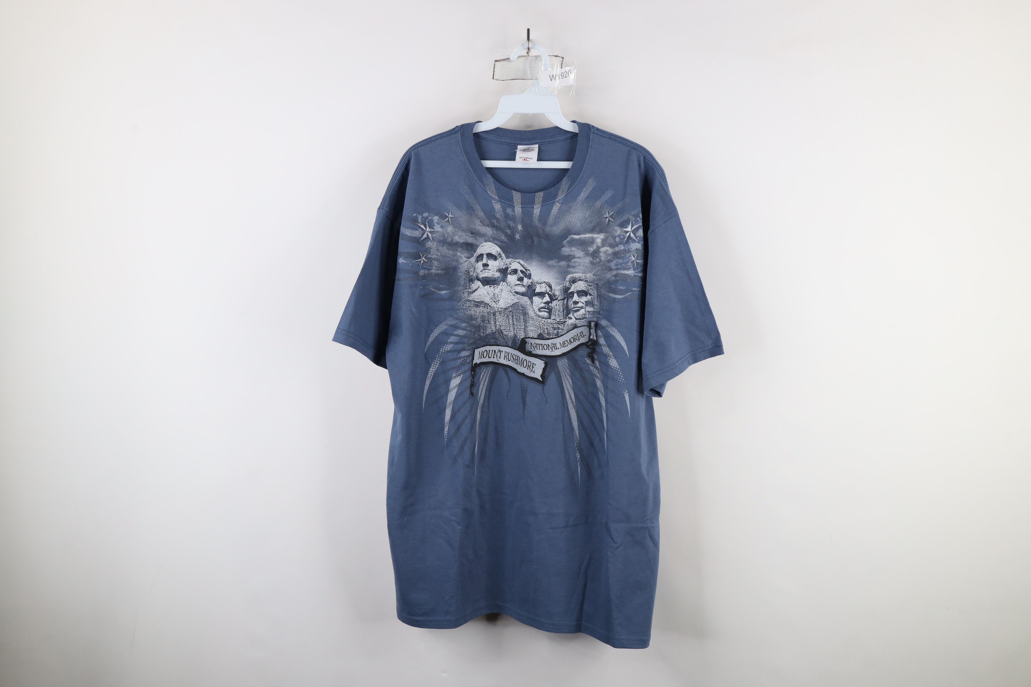 Vintage Vintage Streetwear Sunburst Rushmore Memorial T-Shirt Blue Size US XL / EU 56 / 4 - 1 Thumbnail