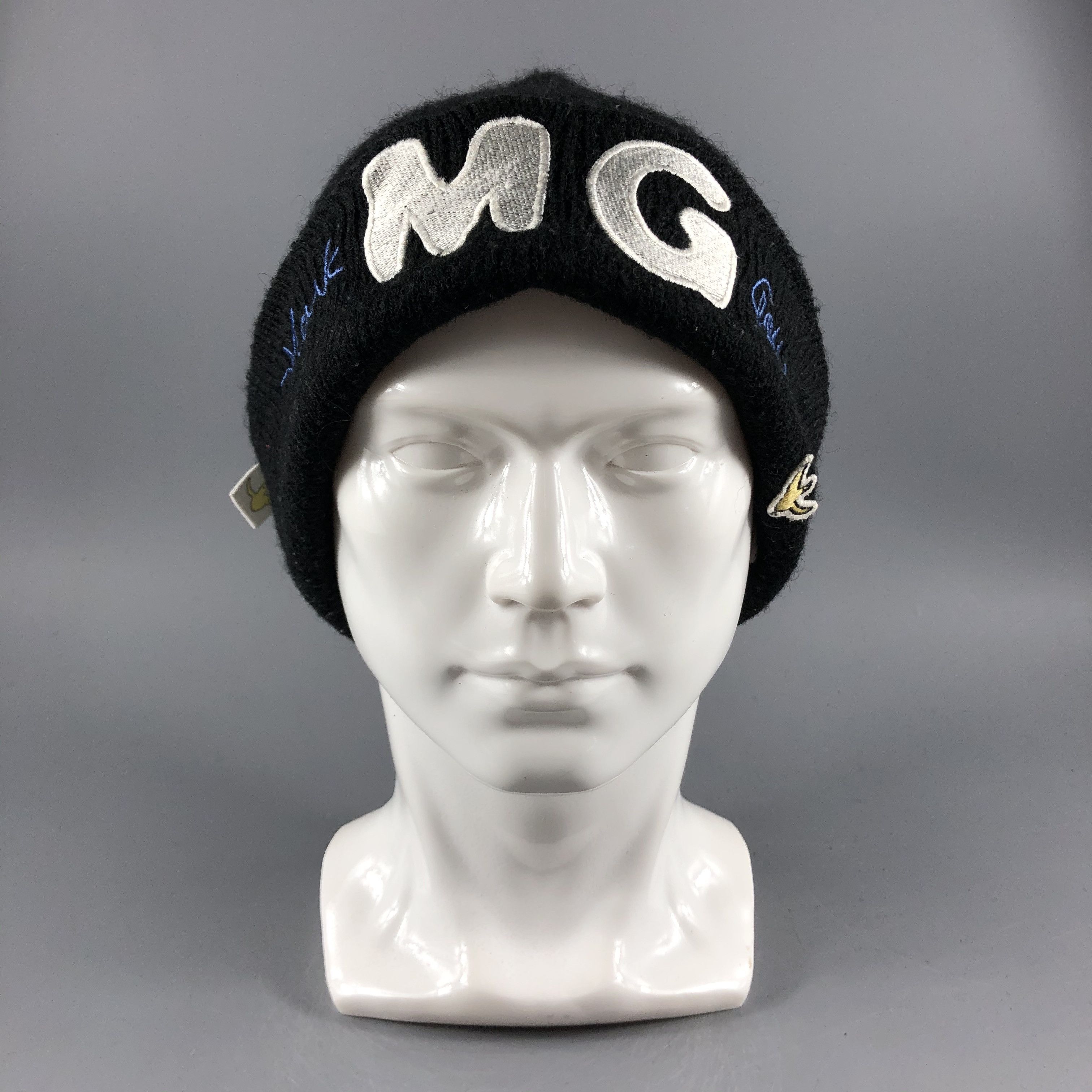 image of Vintage Mark Gonzales Hats Skatebording Beanie Knit Snow Cap B470, Men's