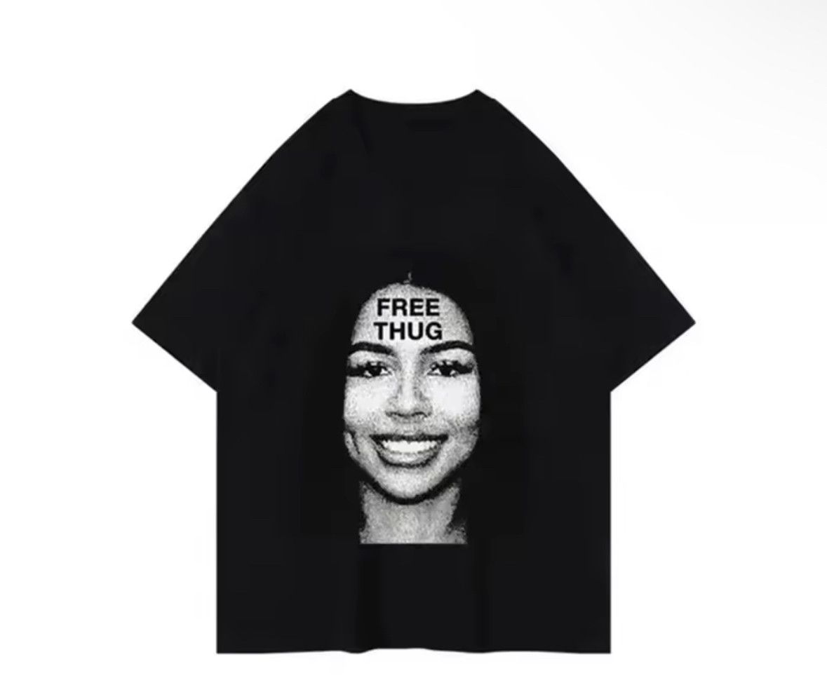 Japanese Brand Y2K Mariah The Scientist Rapper Black Short Sleeve T-Shirt Size XS / US 0-2 / IT 36-38 - 1 Thumbnail