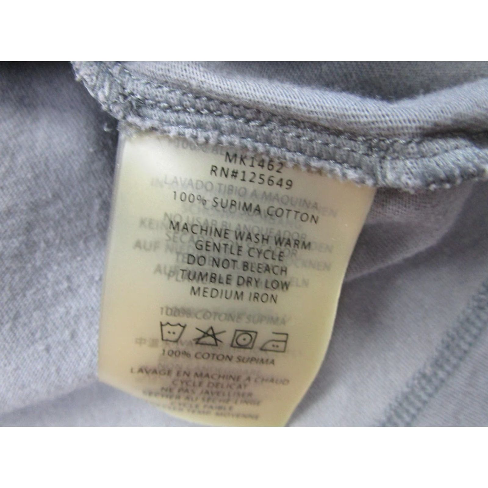 Vintage Aether Shirt Mens XL Gray Long Sleeve Supima Cotton Henley Tee Crewneck Casual Size US XL / EU 56 / 4 - 6 Thumbnail