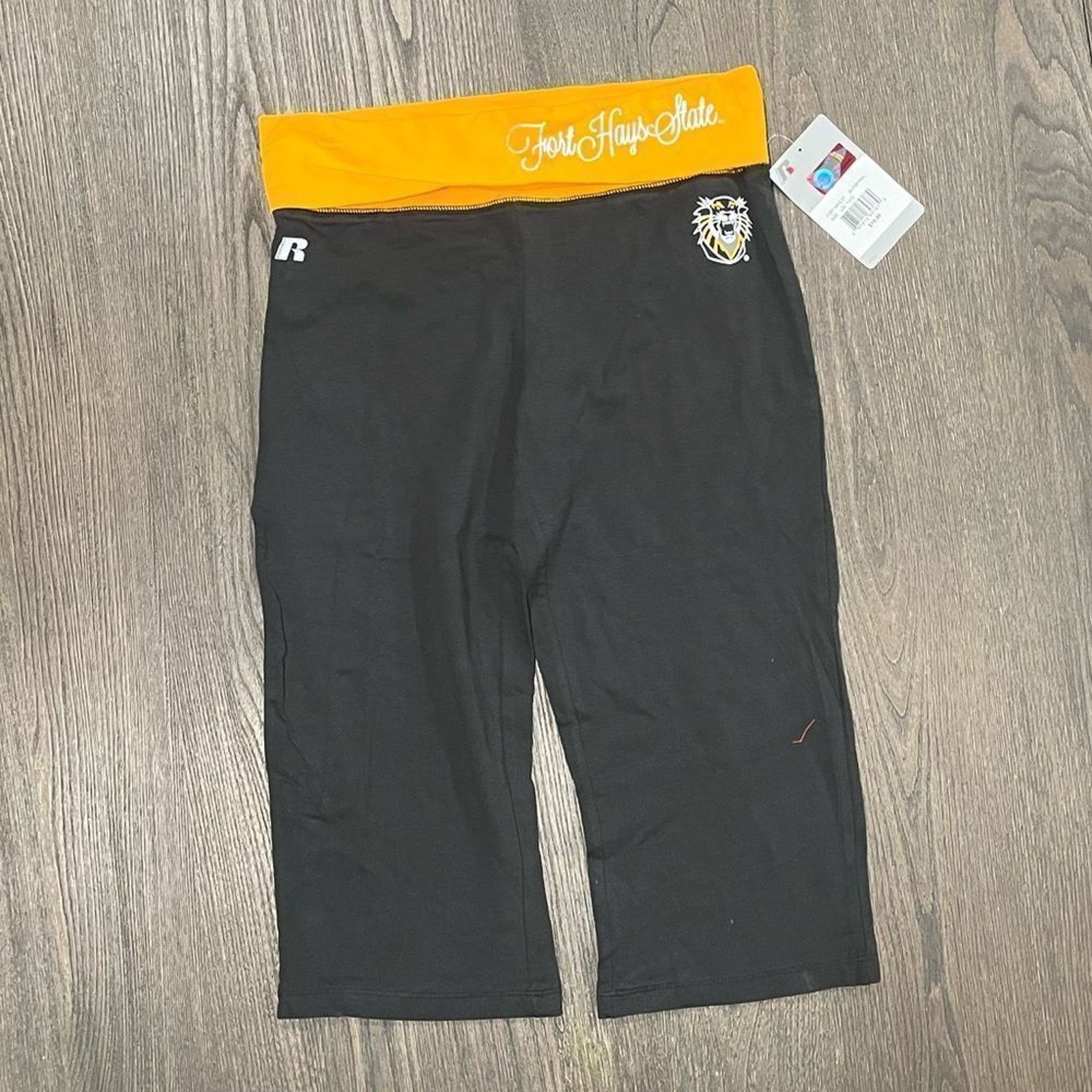 Russell Athletic Fort Hays State University Capri Leggings - Size L Size 31" - 1 Thumbnail