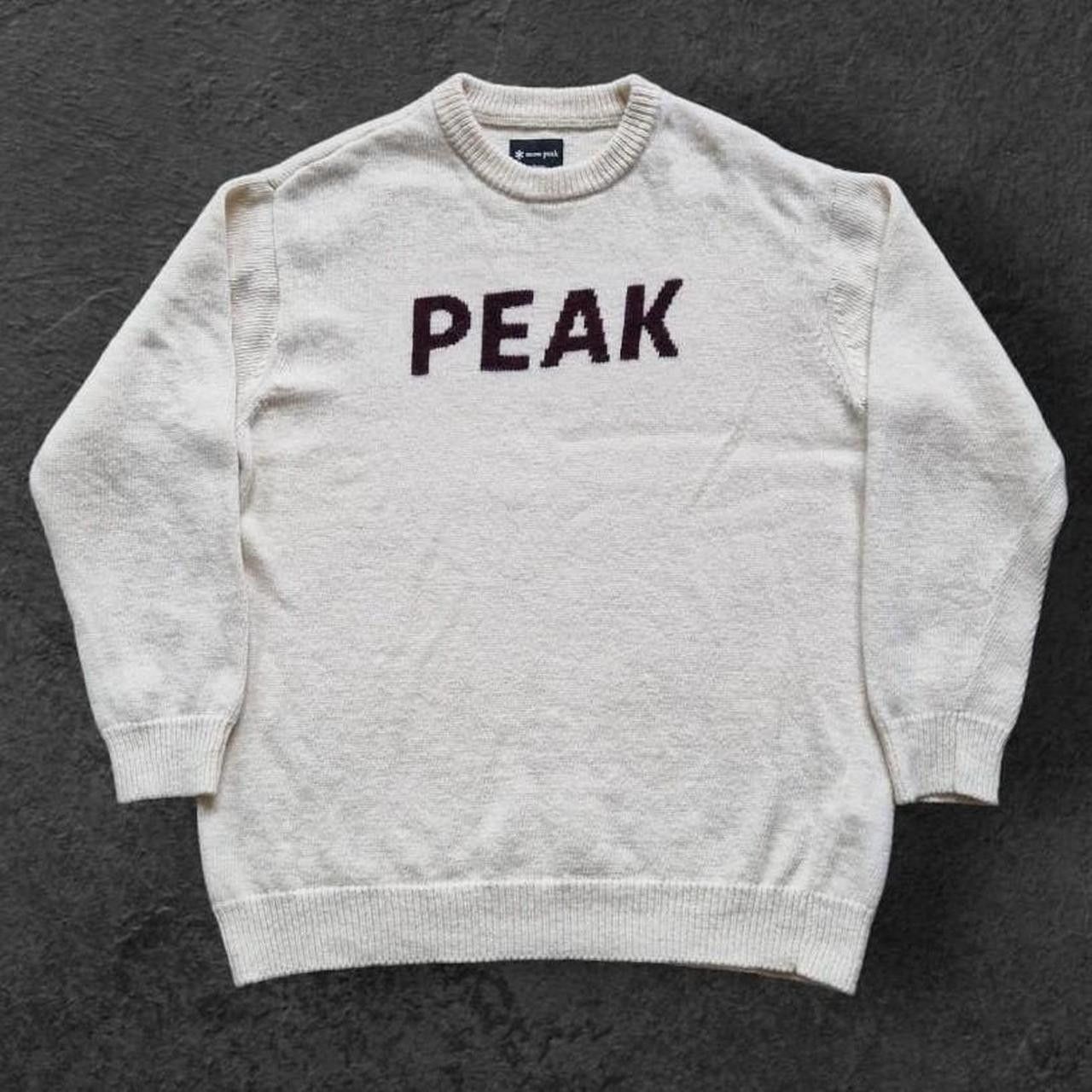 Snow Peak Mens snow peak wool blend "peak" spell out jumper Size US M / EU 48-50 / 2 - 1 Thumbnail