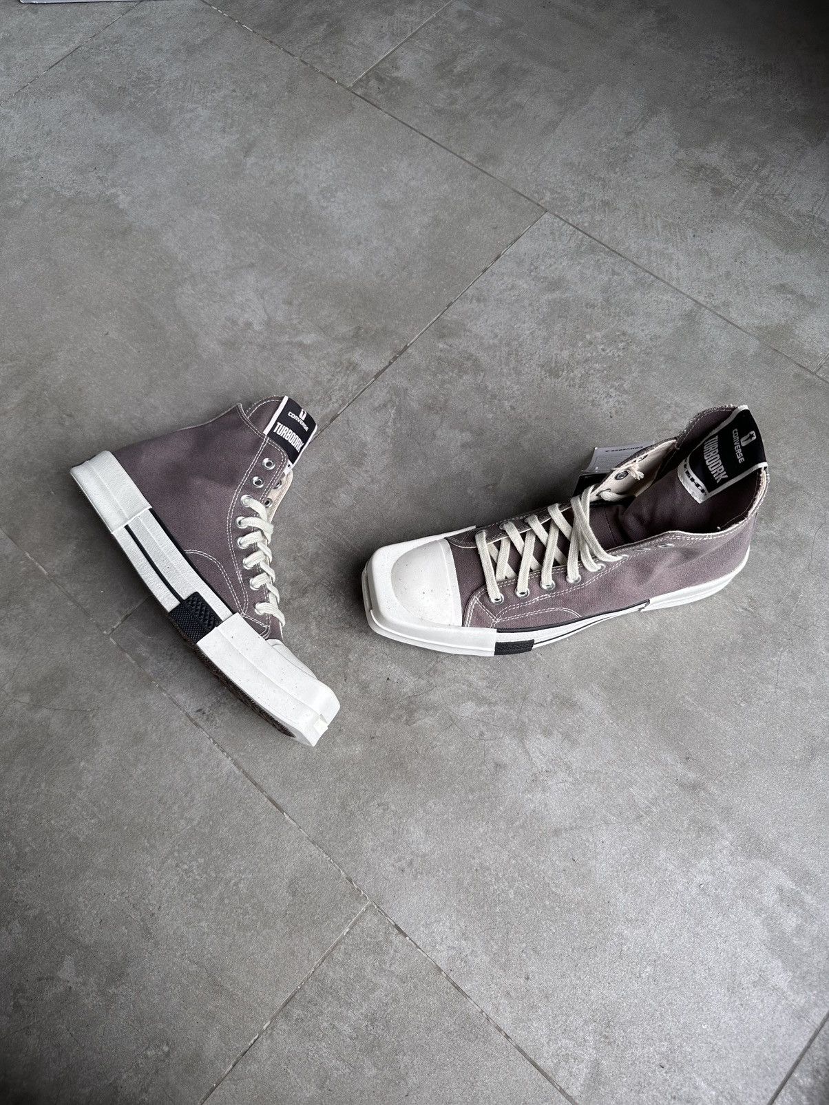 Rick Owens Rick Owens DRKSTAR HI Converse Size US 10 / EU 43 - 8 Thumbnail