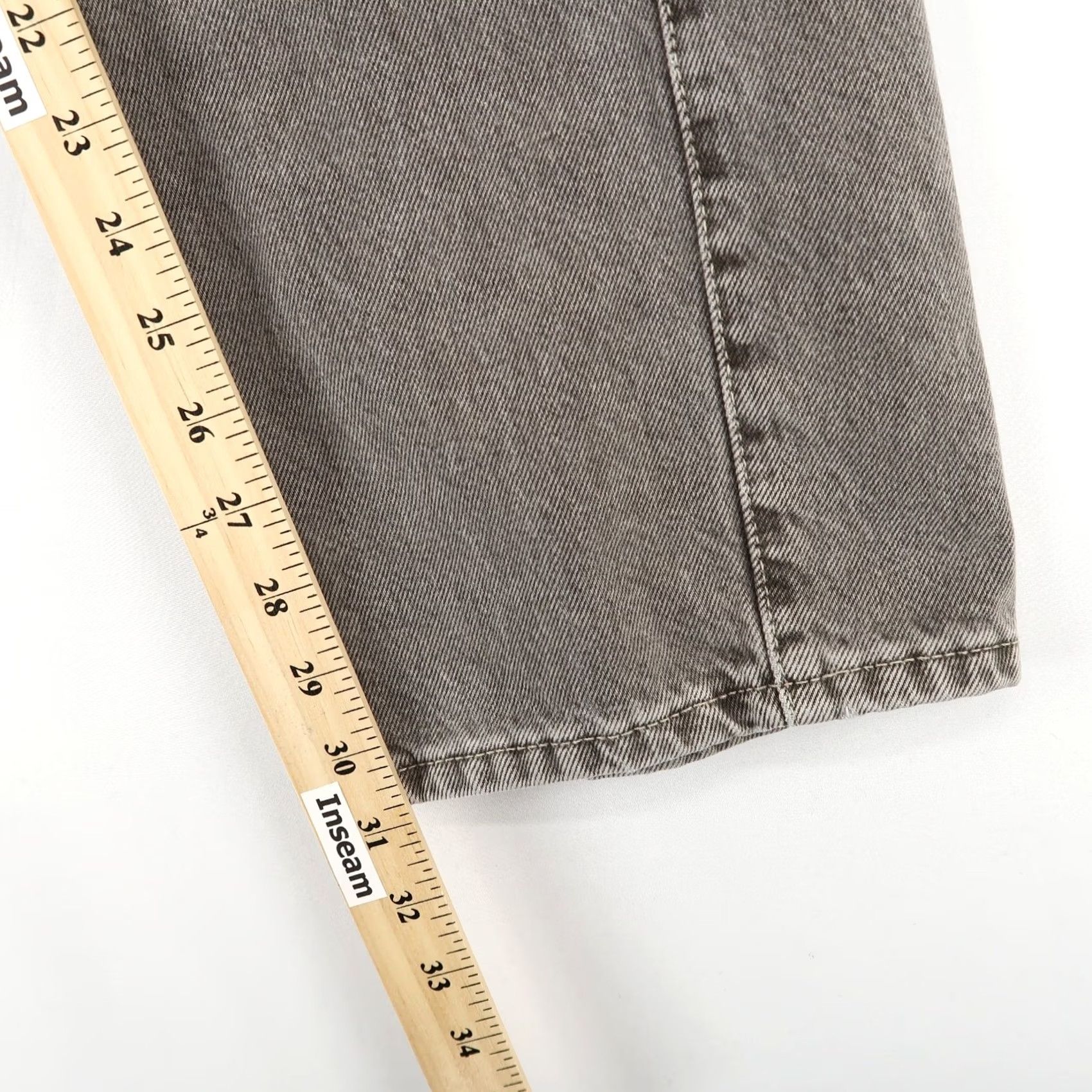 Weekday Weekday Jeans Women 27x32 Gray Extra High Straight Rise 5 Pocket Size 27" / US 4 / IT 40 - 6 Thumbnail