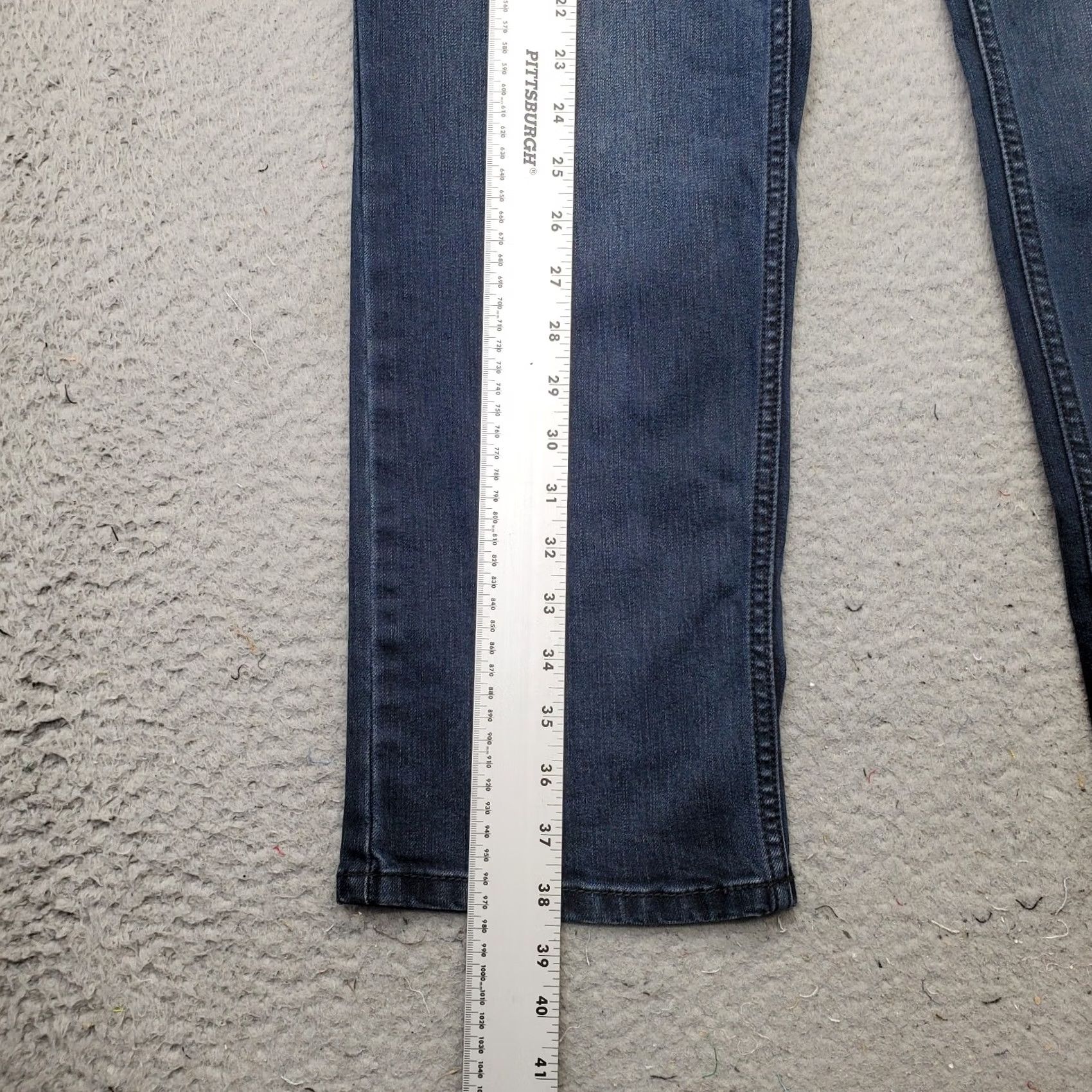 Buffalo David Bitton Buffalo Mens Jeans Buffalo Jackson Slim Straight Jeans Mens 34x30 Blue Denim Dark Wash Pant Size US 34 / EU 50 - 3 Thumbnail