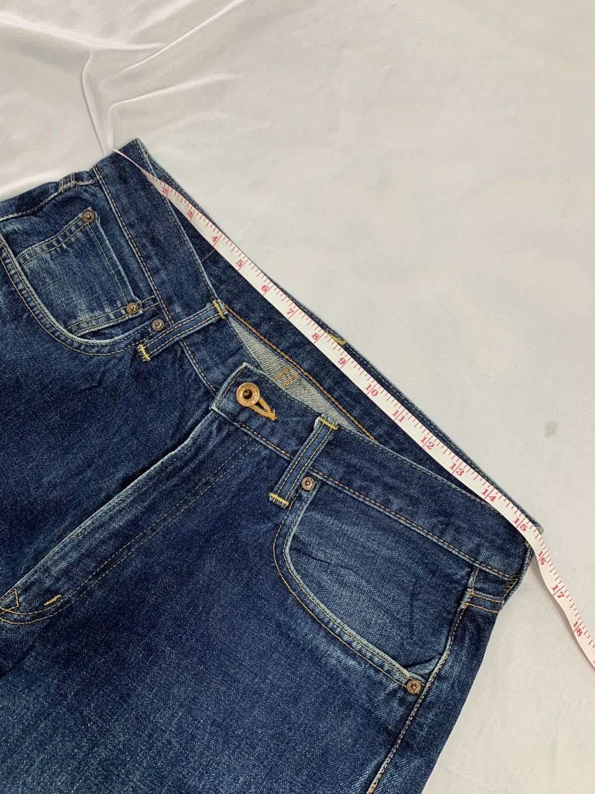 Edwin Vintage edwin denim selvedge japanese brand jeans Size US 31 - 11 Thumbnail