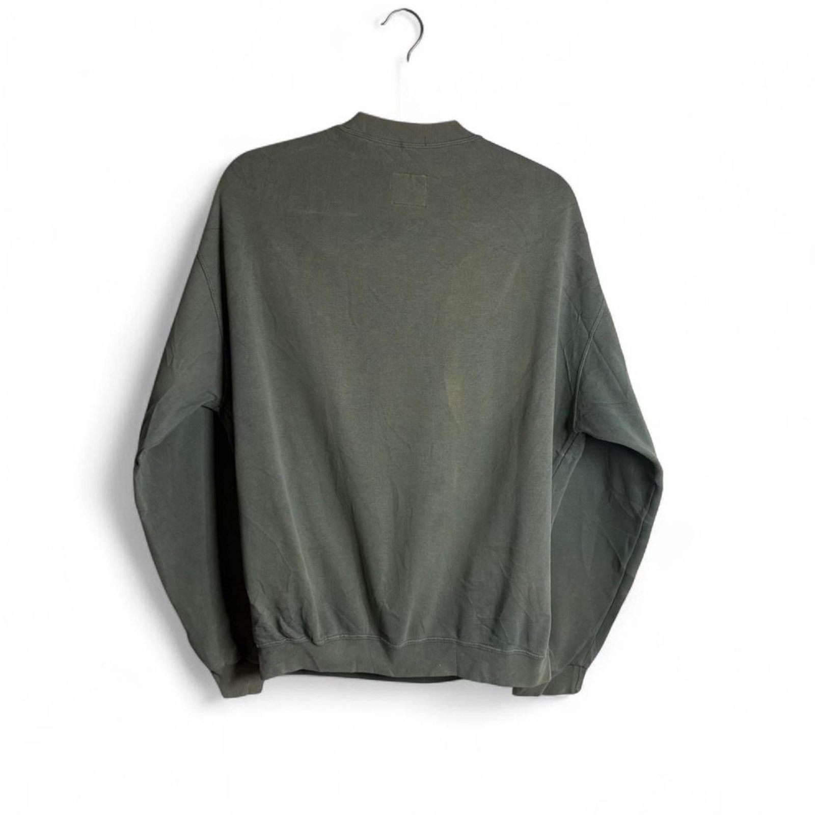 Nike Vintage 90s nike green heavy crewneck sweatshirt big swoosh Size US XL / EU 56 / 4 - 4 Thumbnail