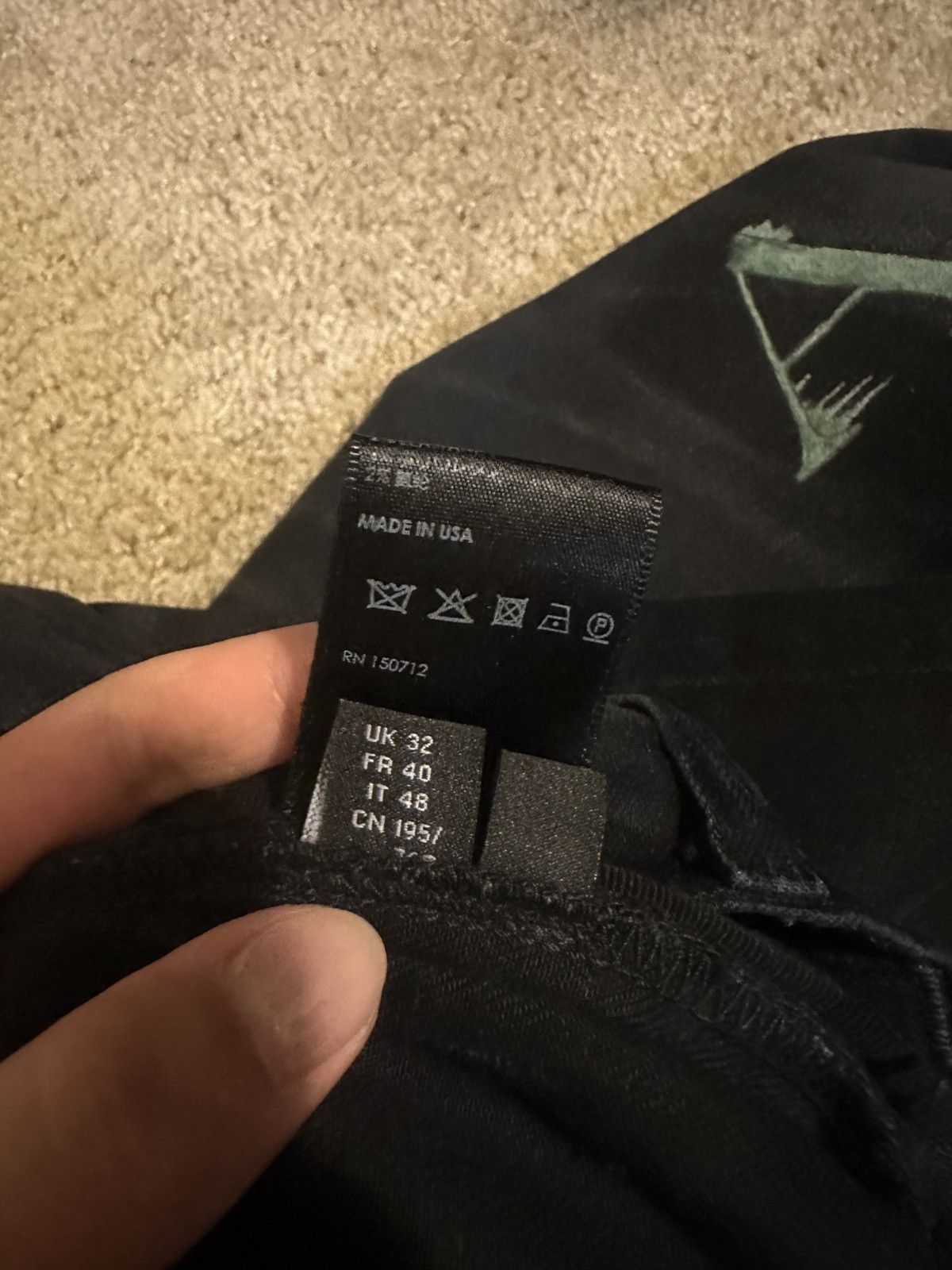 Amiri Amiri Watercolor Logo Jeans Size US 32 / EU 48 - 5 Thumbnail